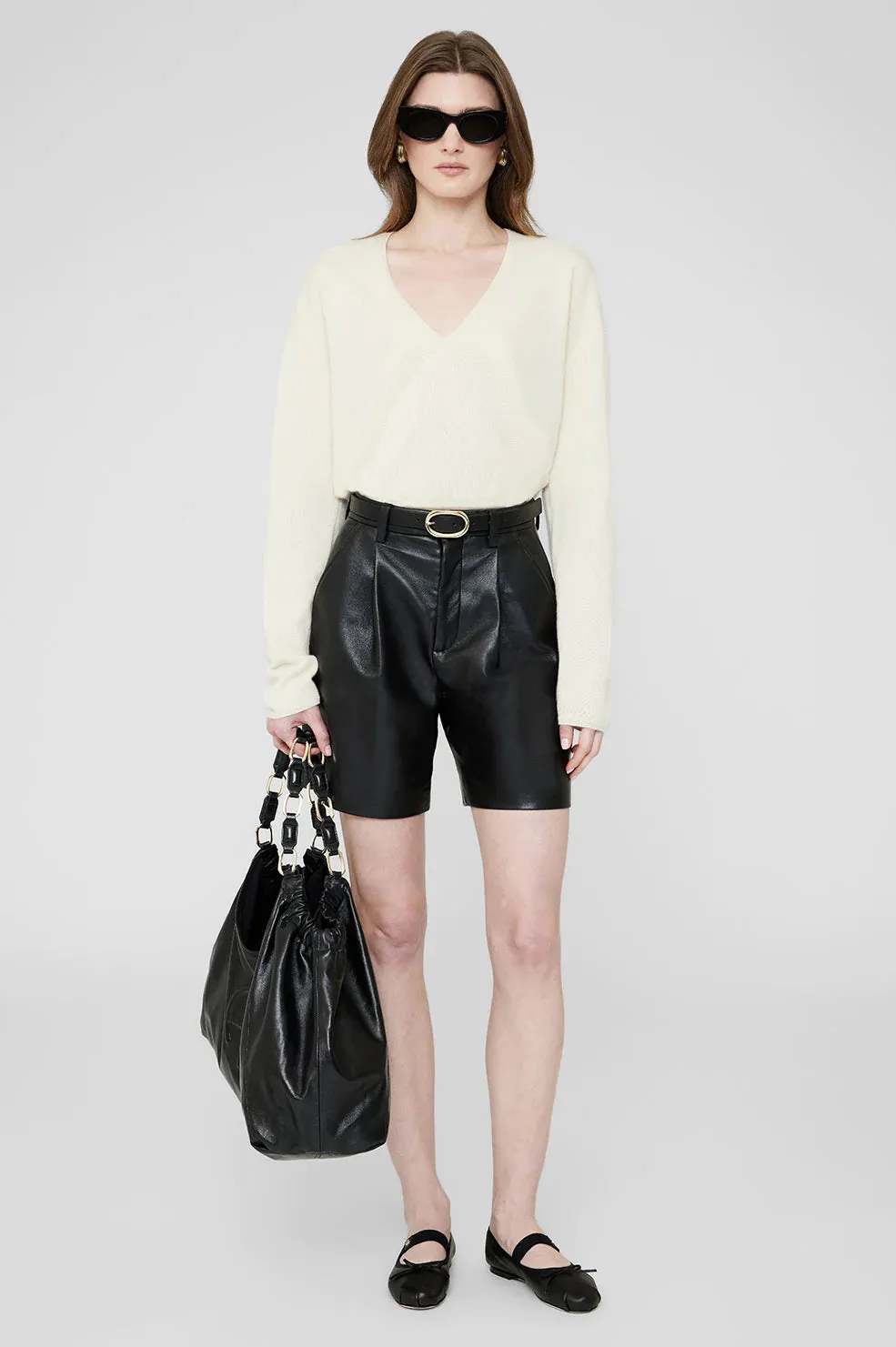AB Athena Sweater - Ecru Cashmere