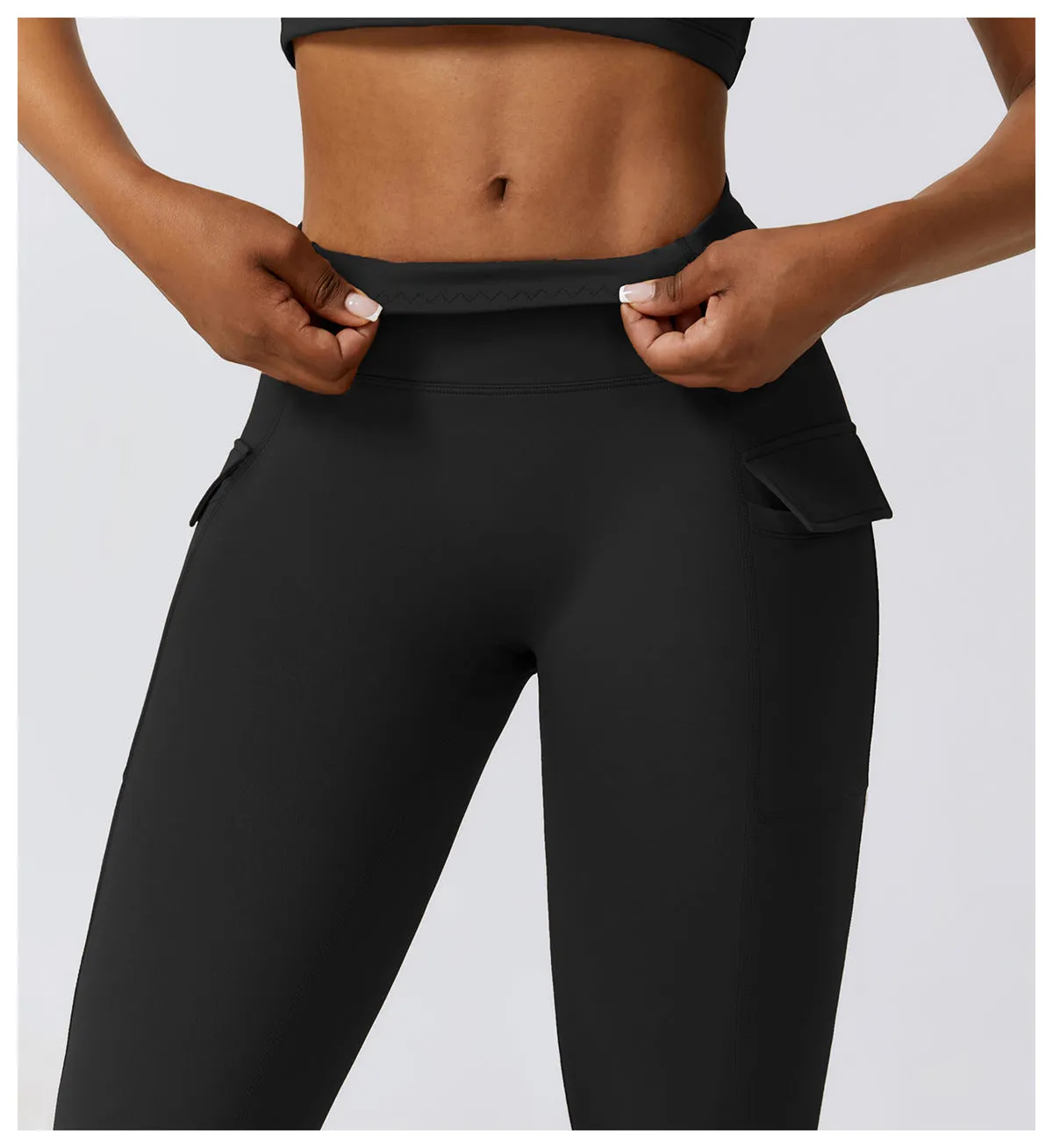 Airbrush Pocket High-Waist Legging