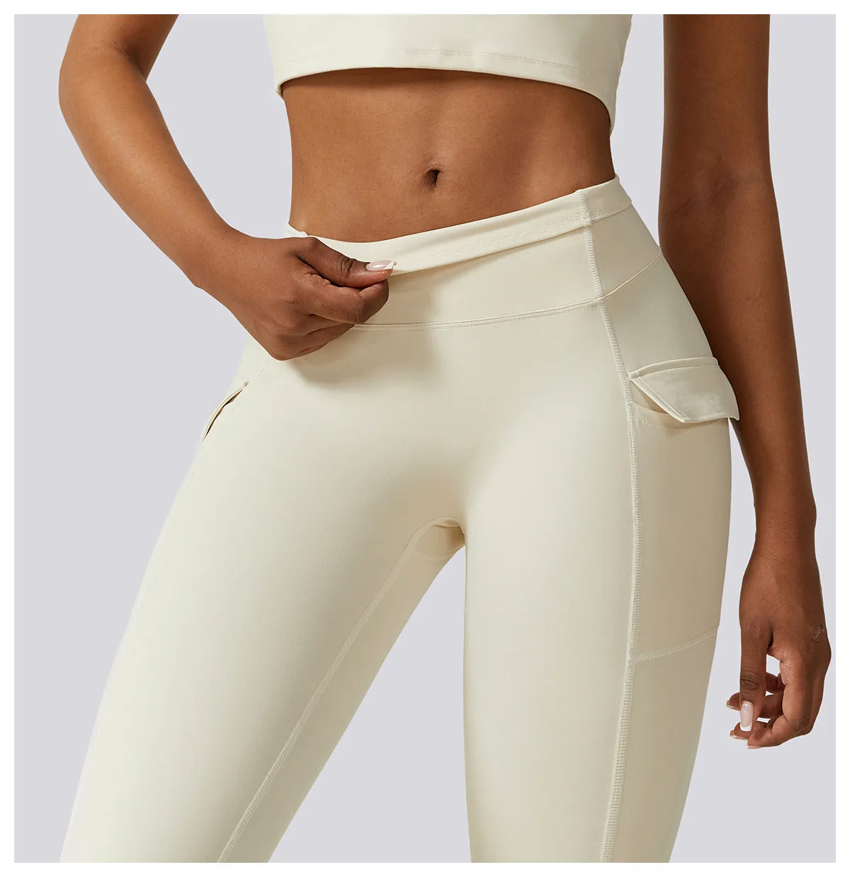 Airbrush Pocket High-Waist Legging