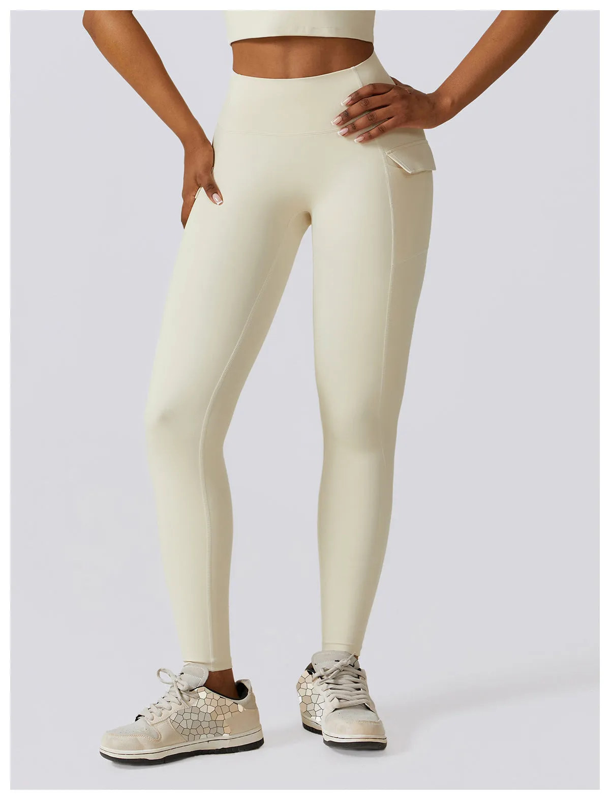 Airbrush Pocket High-Waist Legging