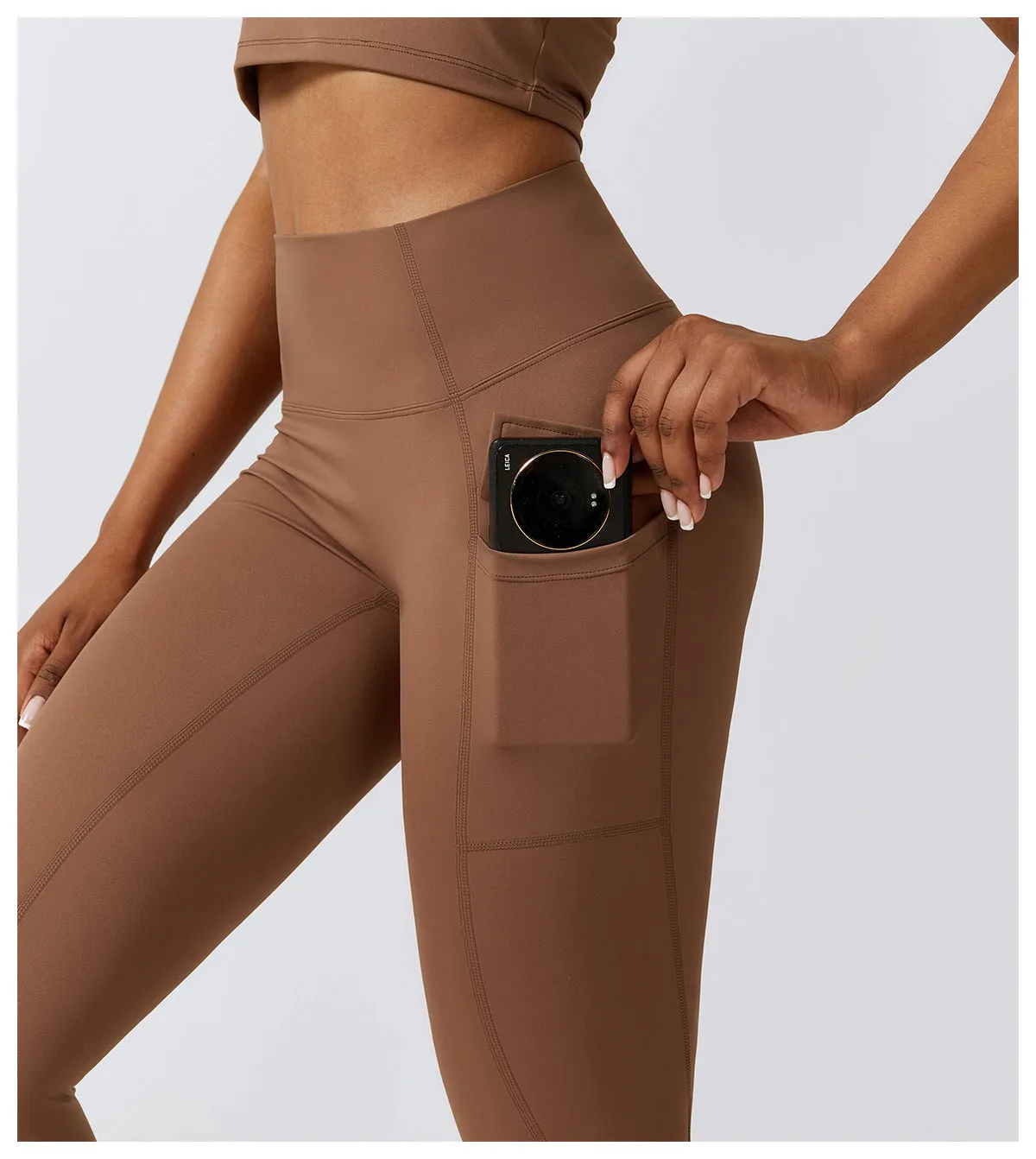 Airbrush Pocket High-Waist Legging