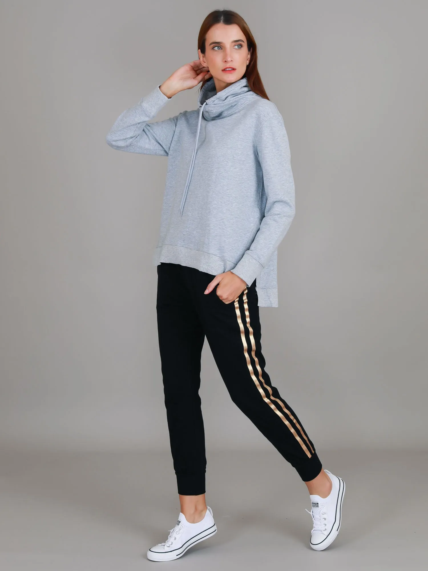 Alicia Funnel Neck Sweatshirt
