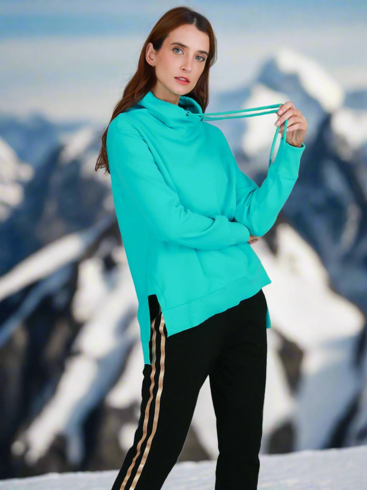 Alicia Funnel Neck Sweatshirt
