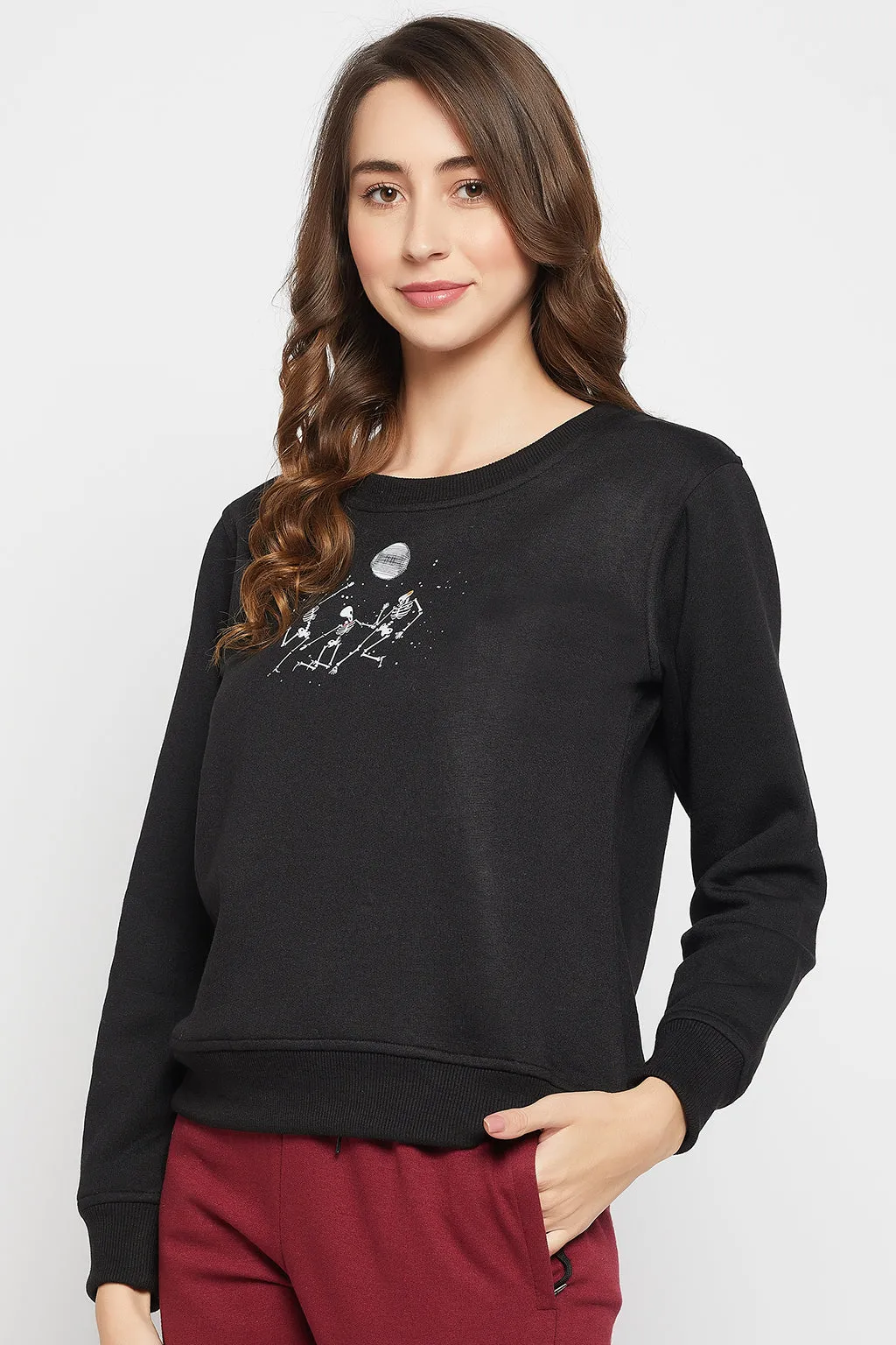 Black Fleece Graphic Print Sweatshirt