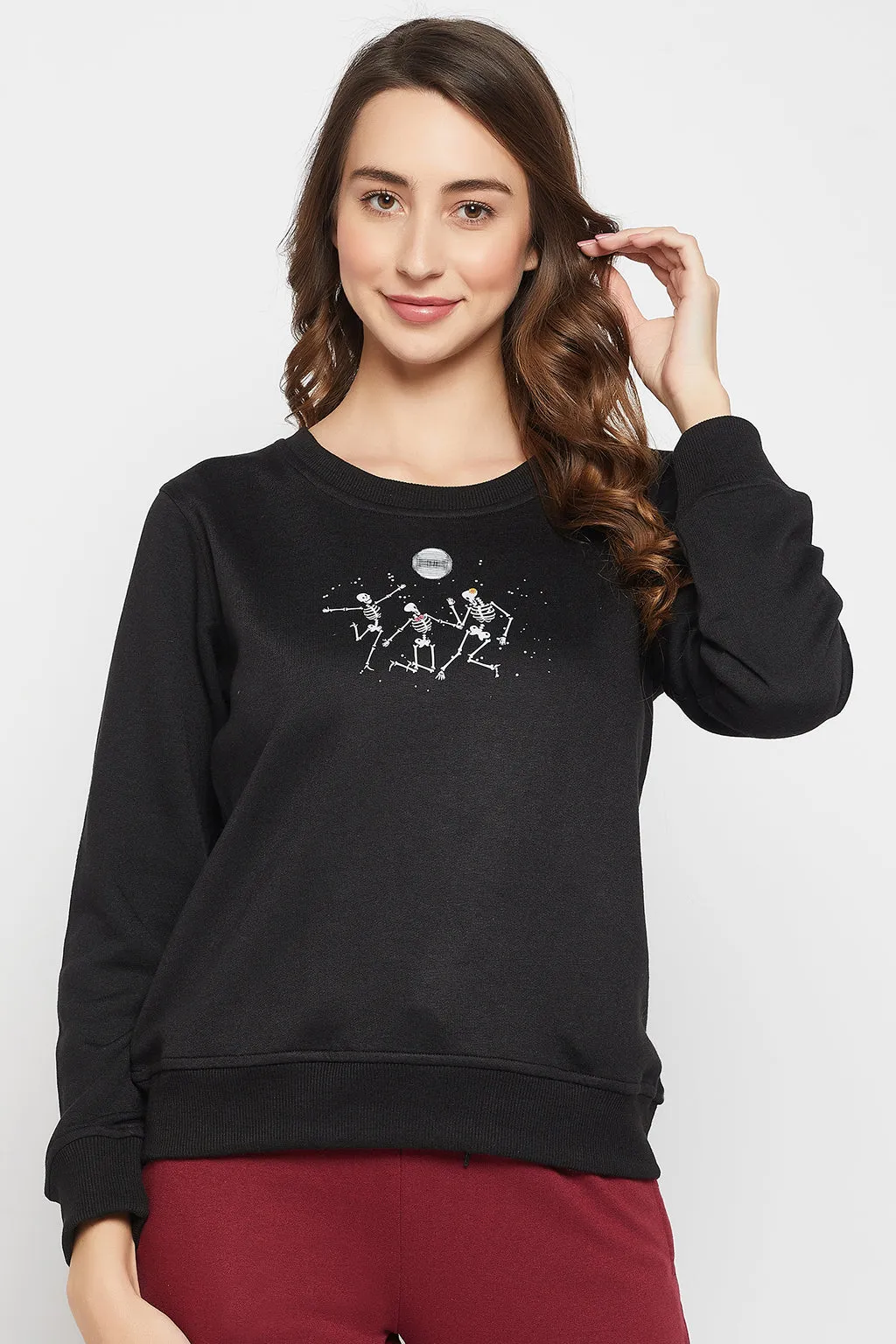 Black Fleece Graphic Print Sweatshirt