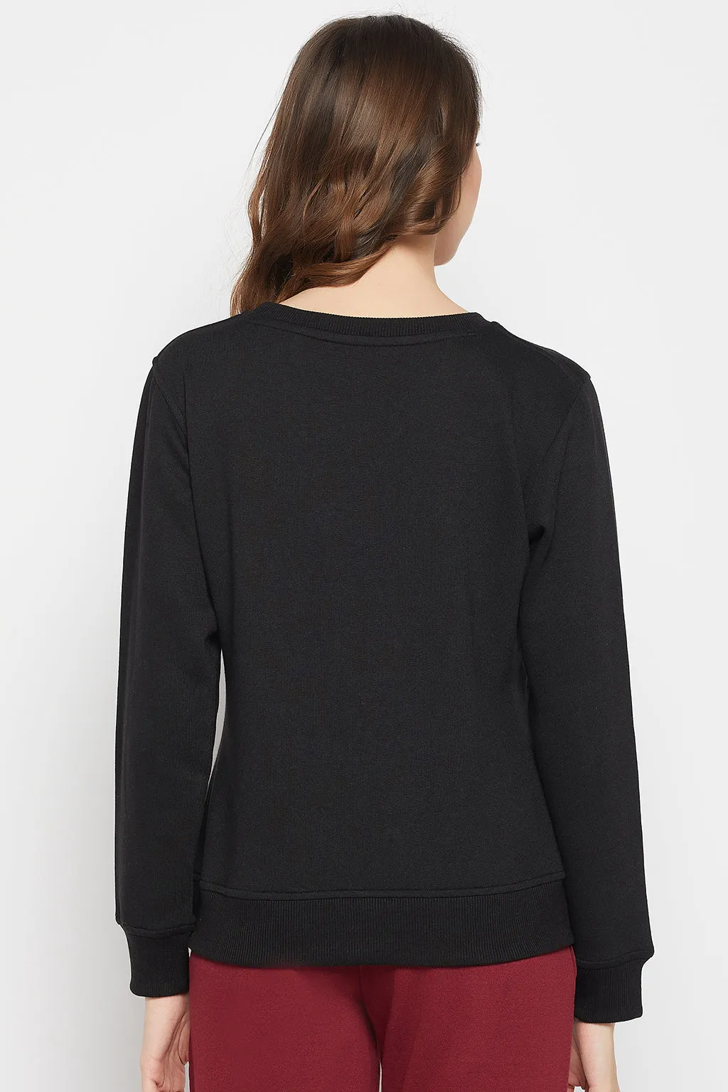 Black Fleece Graphic Print Sweatshirt