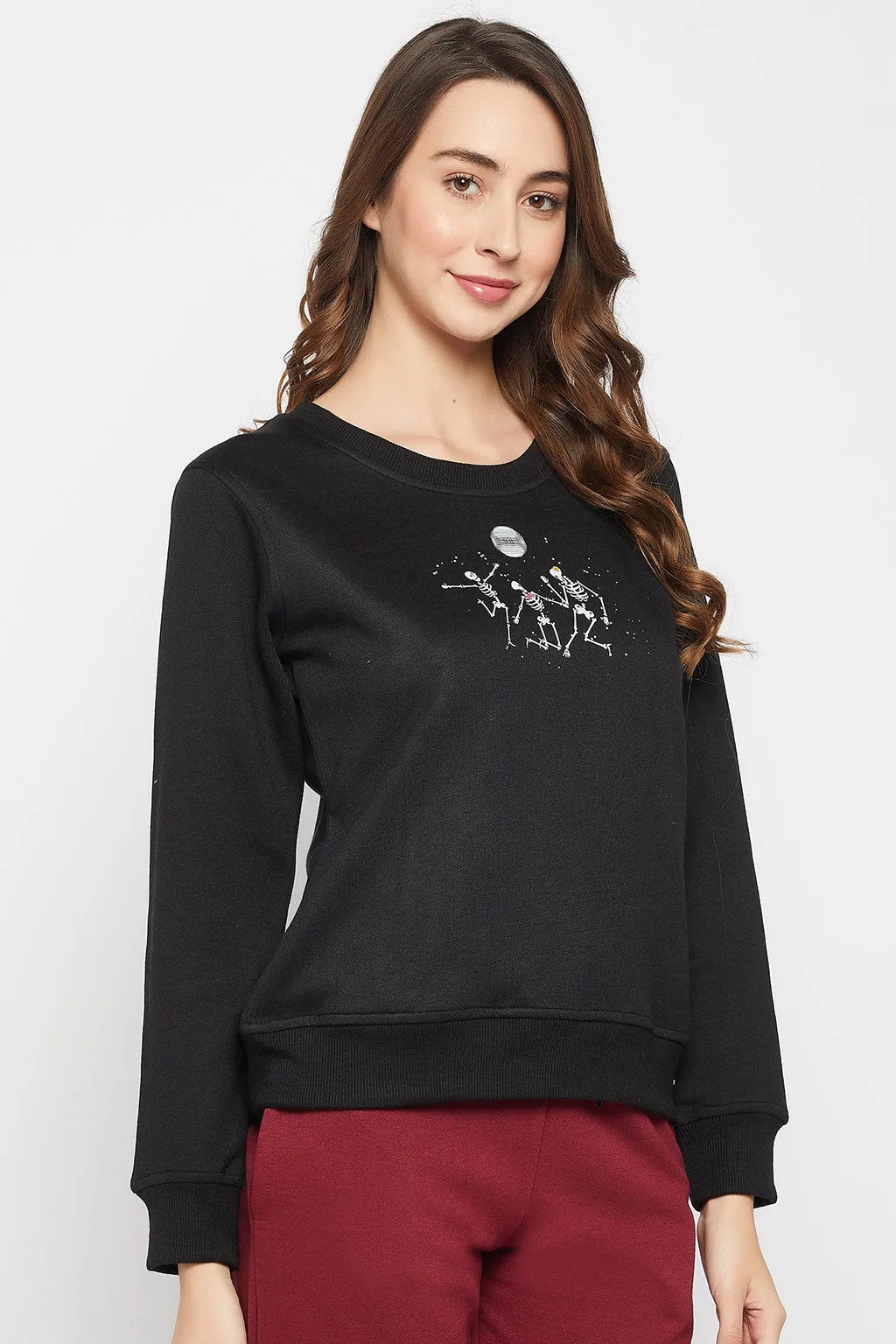 Black Fleece Graphic Print Sweatshirt