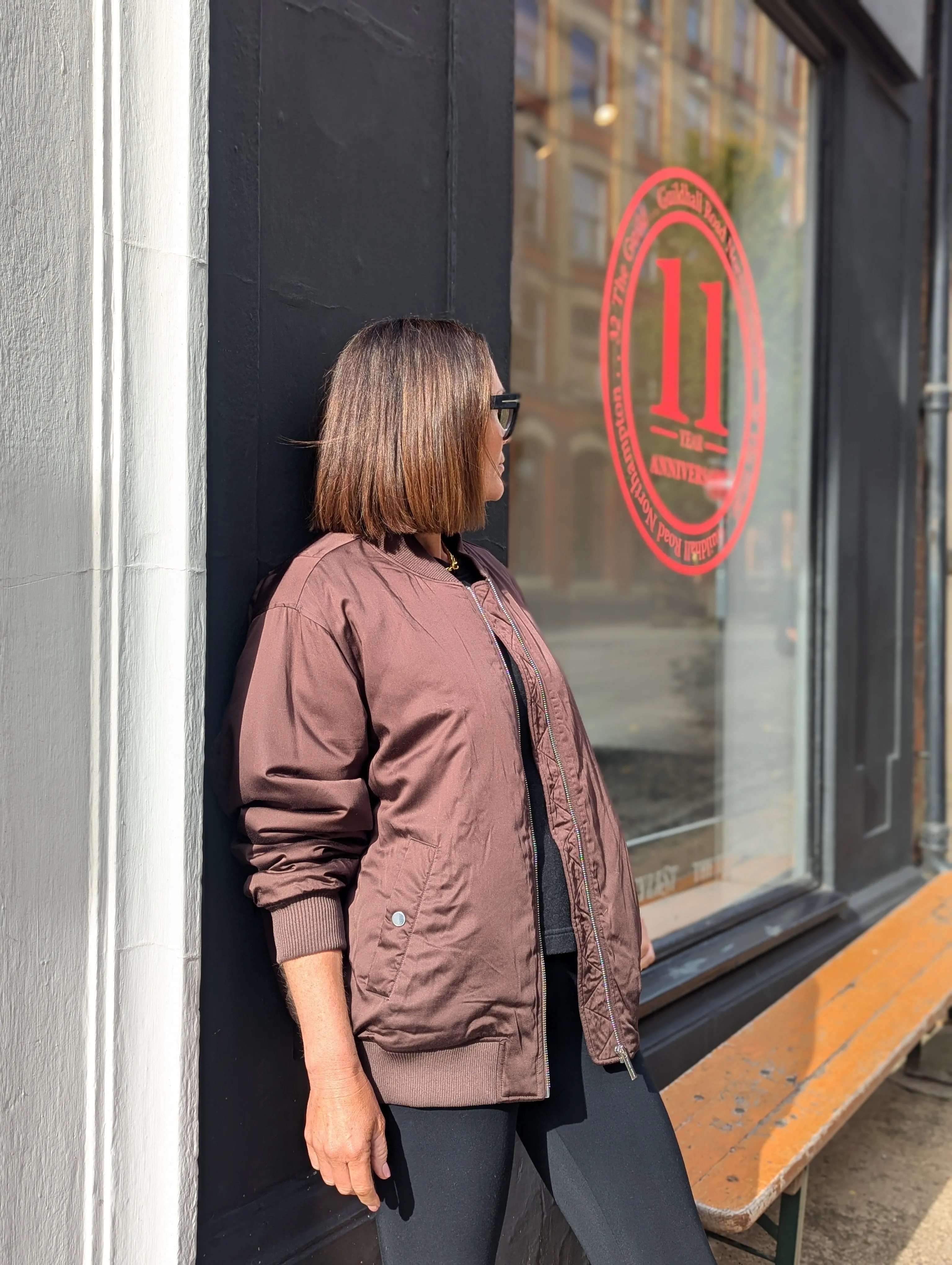 Canada Marron Bomber Jacket