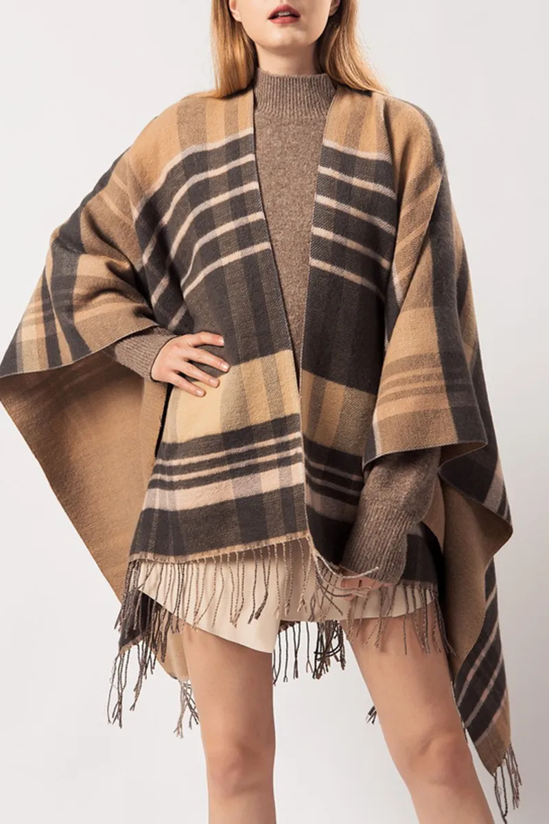 Casual & Stylish Street Patchwork Tassel Outerwear