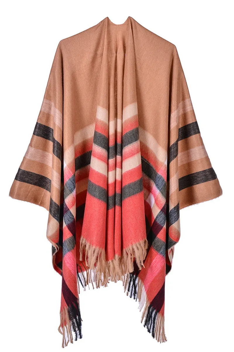 Casual & Stylish Street Patchwork Tassel Outerwear