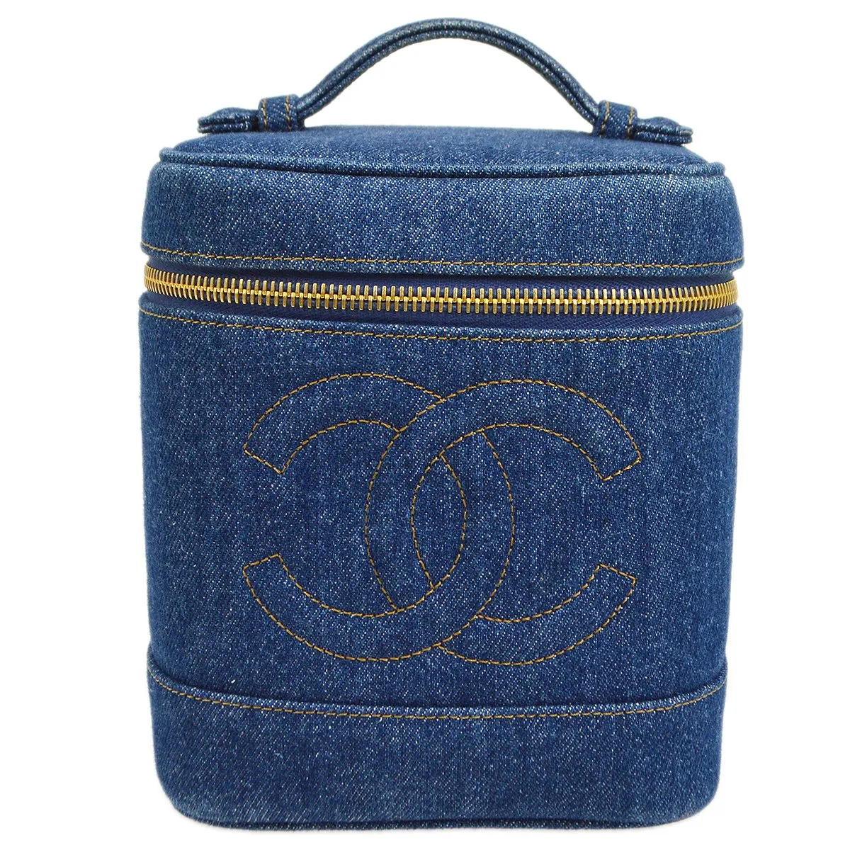 CHANEL 1996-1997 Denim Timeless Handbag