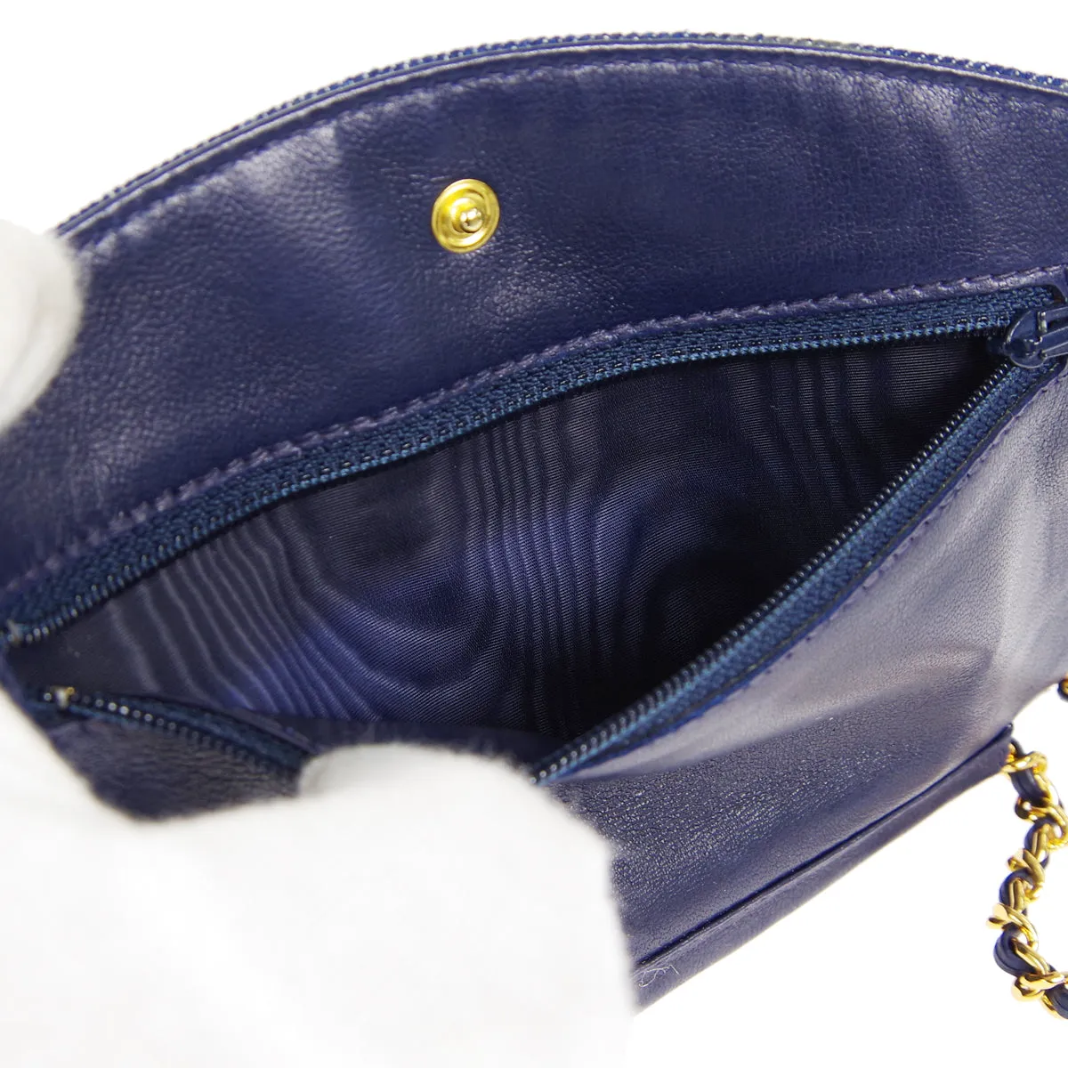 CHANEL 1996-1997 Timeless WOC Denim