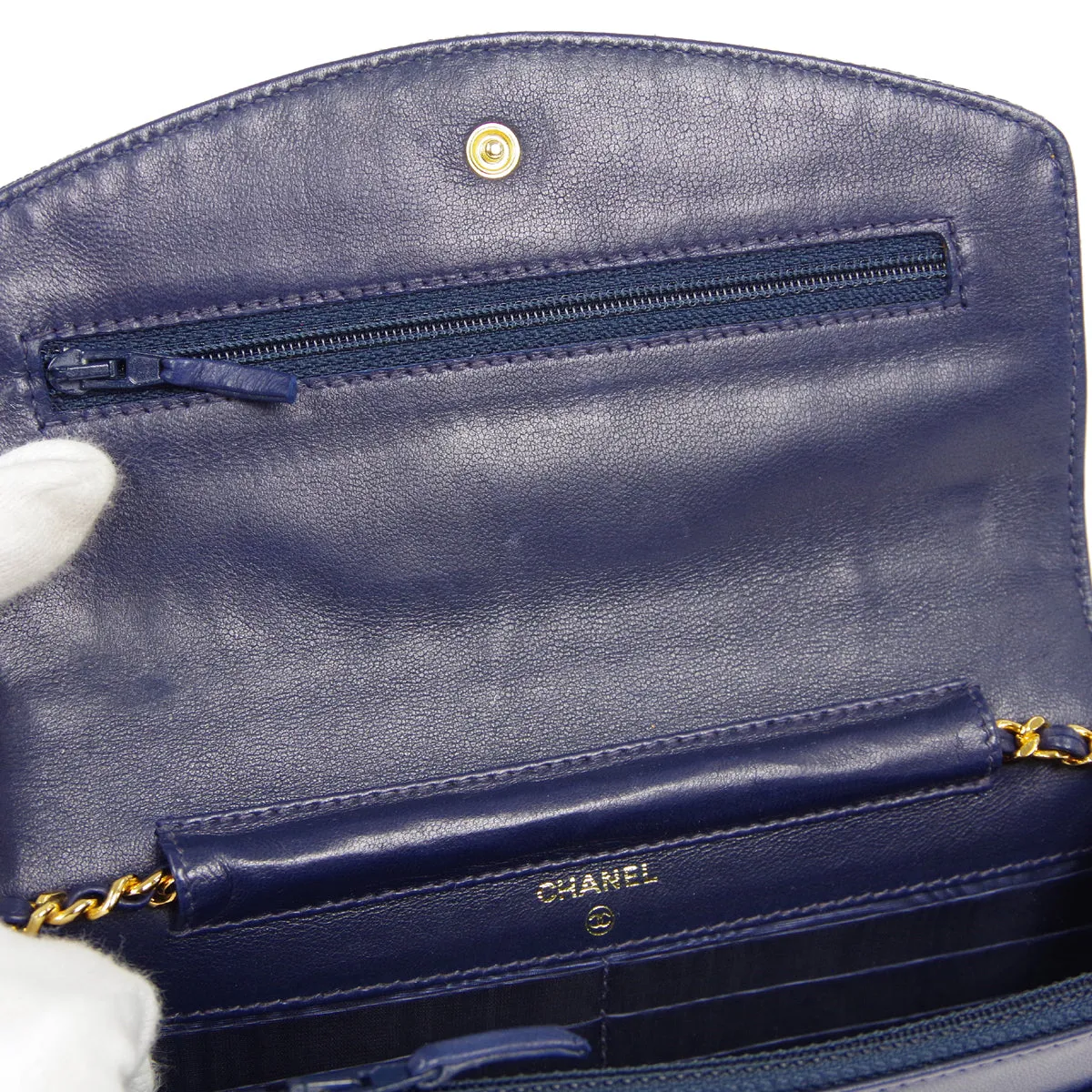 CHANEL 1996-1997 Timeless WOC Denim