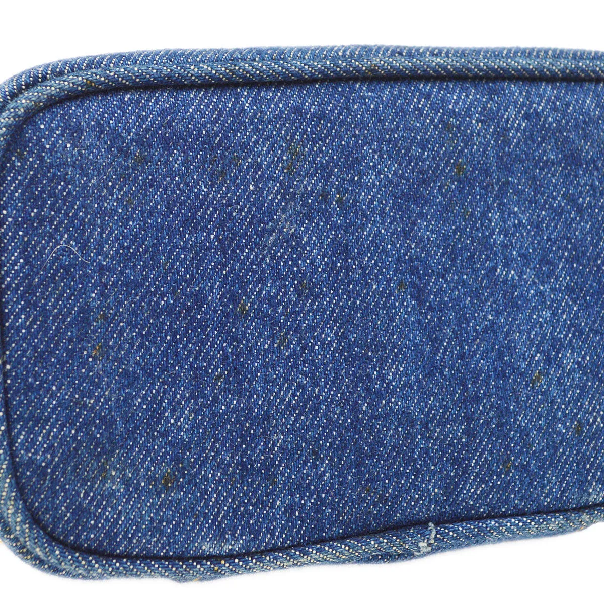 CHANEL 1997 Timeless Vanity Handbag Denim
