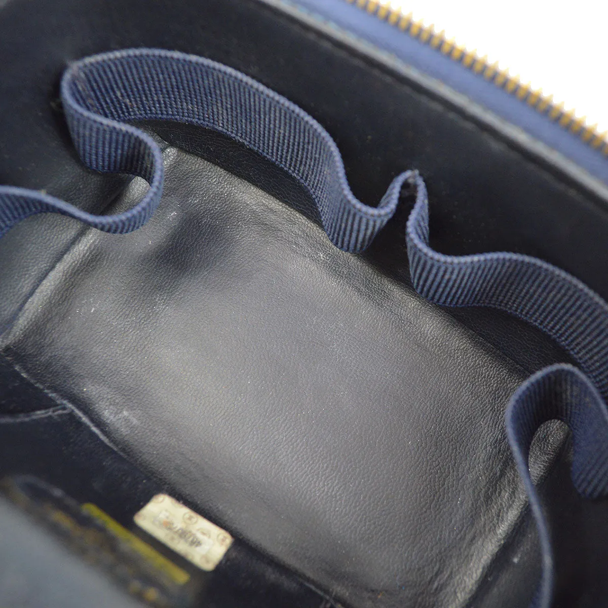 CHANEL 1997 Timeless Vanity Handbag Denim