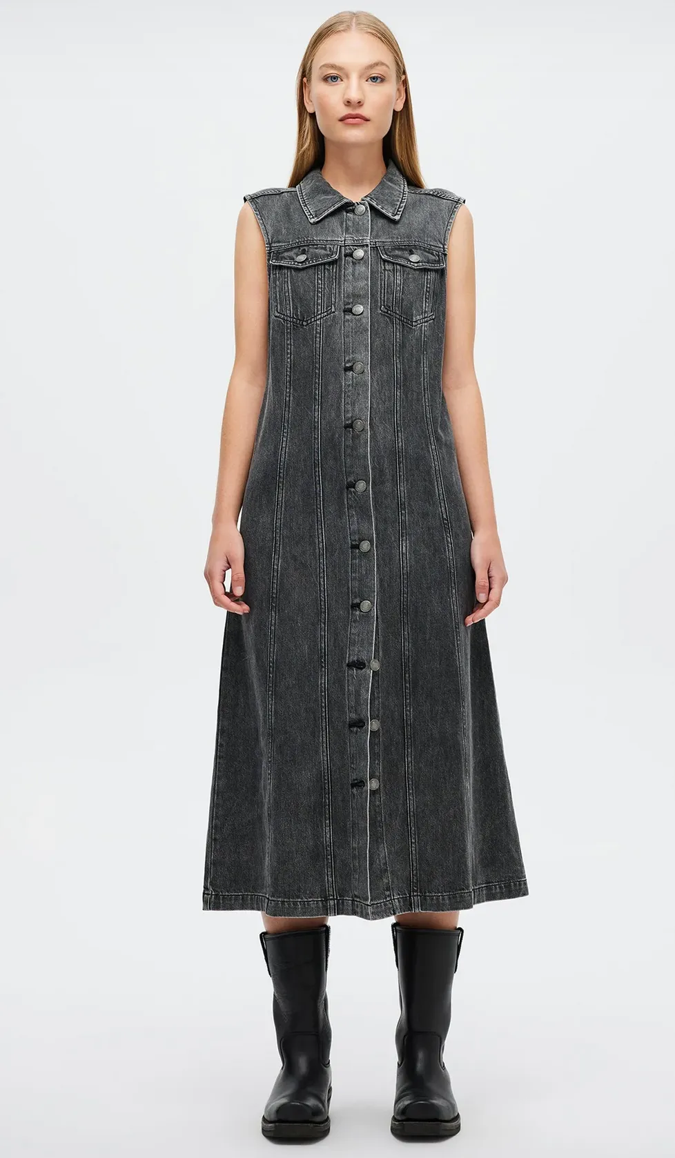 CHELSEA DENIM DRESS | ALPHAVILLE