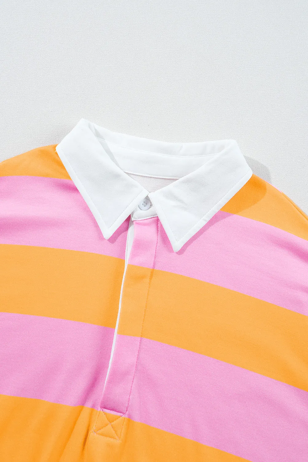 Comfy Striped Long Sleeve Sweatshirt