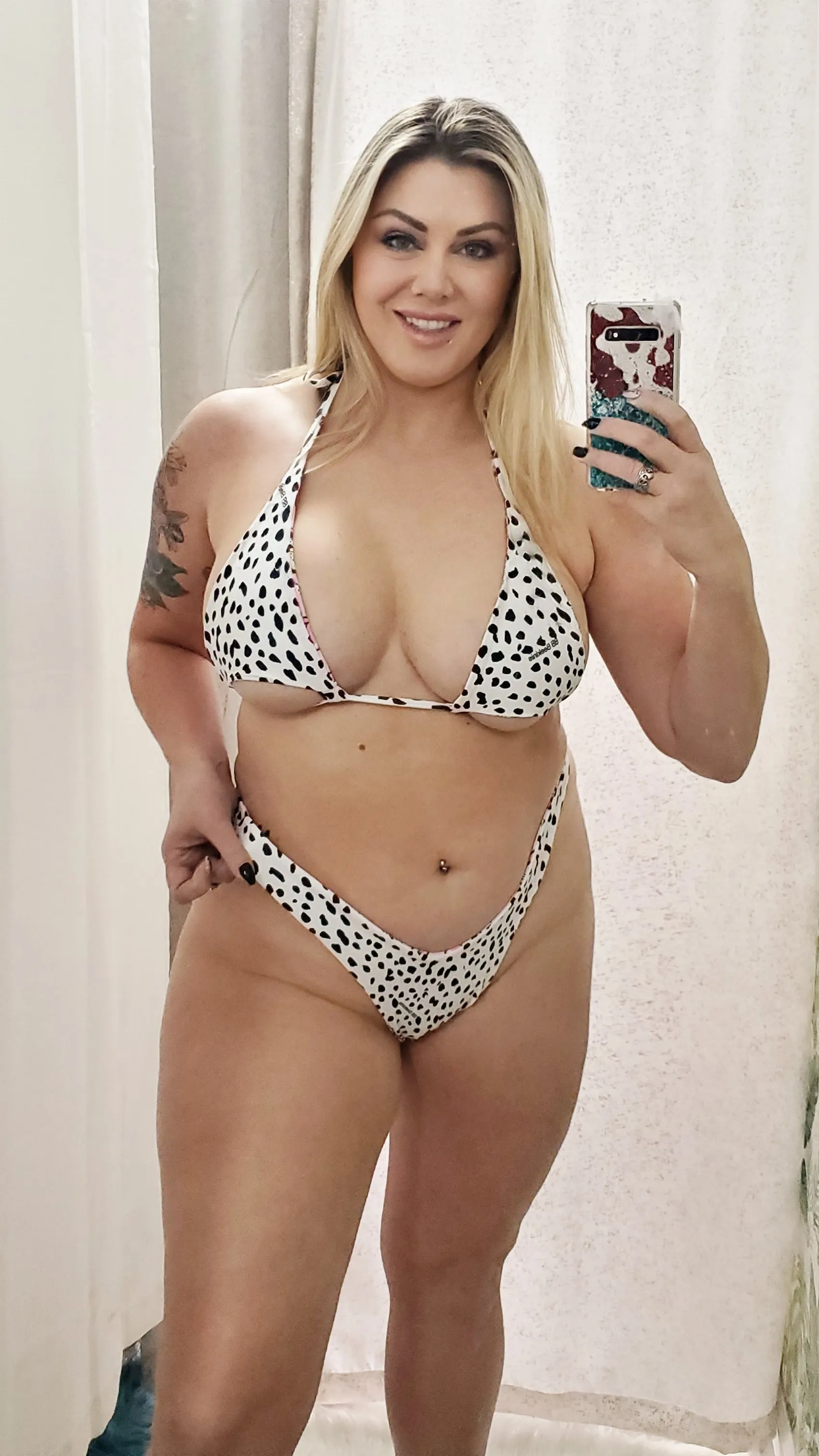 Dalmatian Dolly Triangle Top