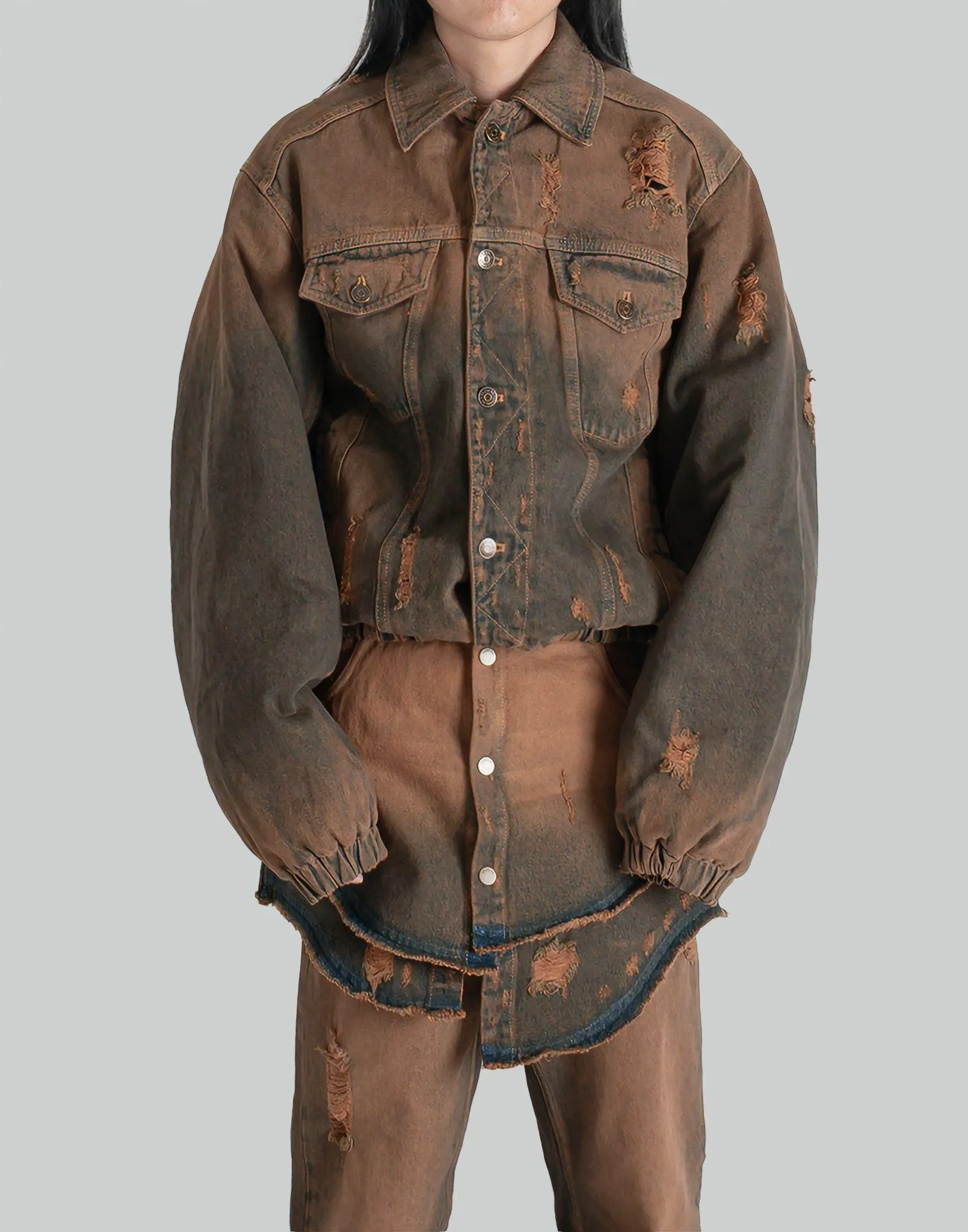 DENIM BOMBER