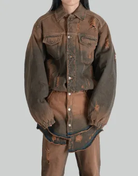 DENIM BOMBER