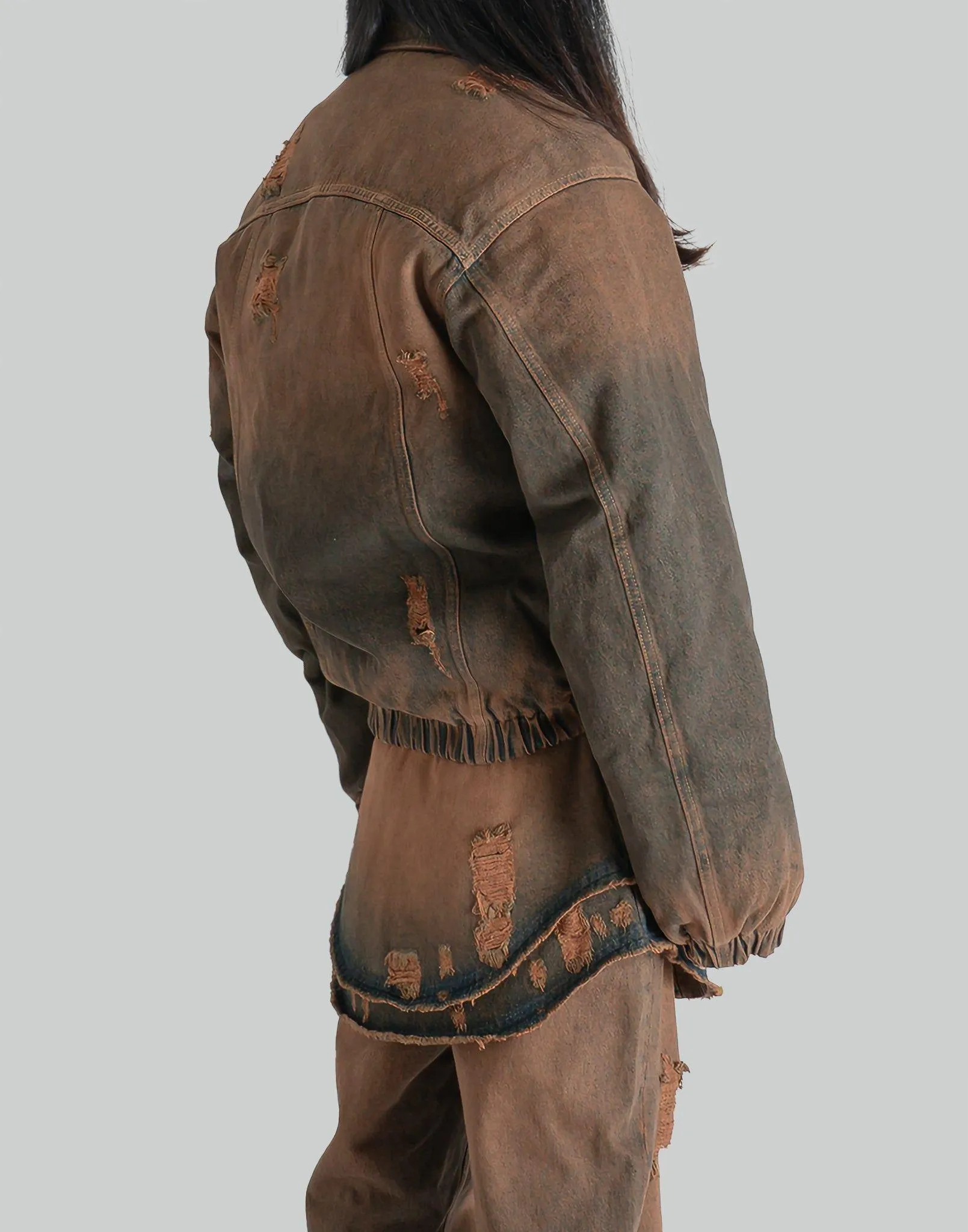 DENIM BOMBER