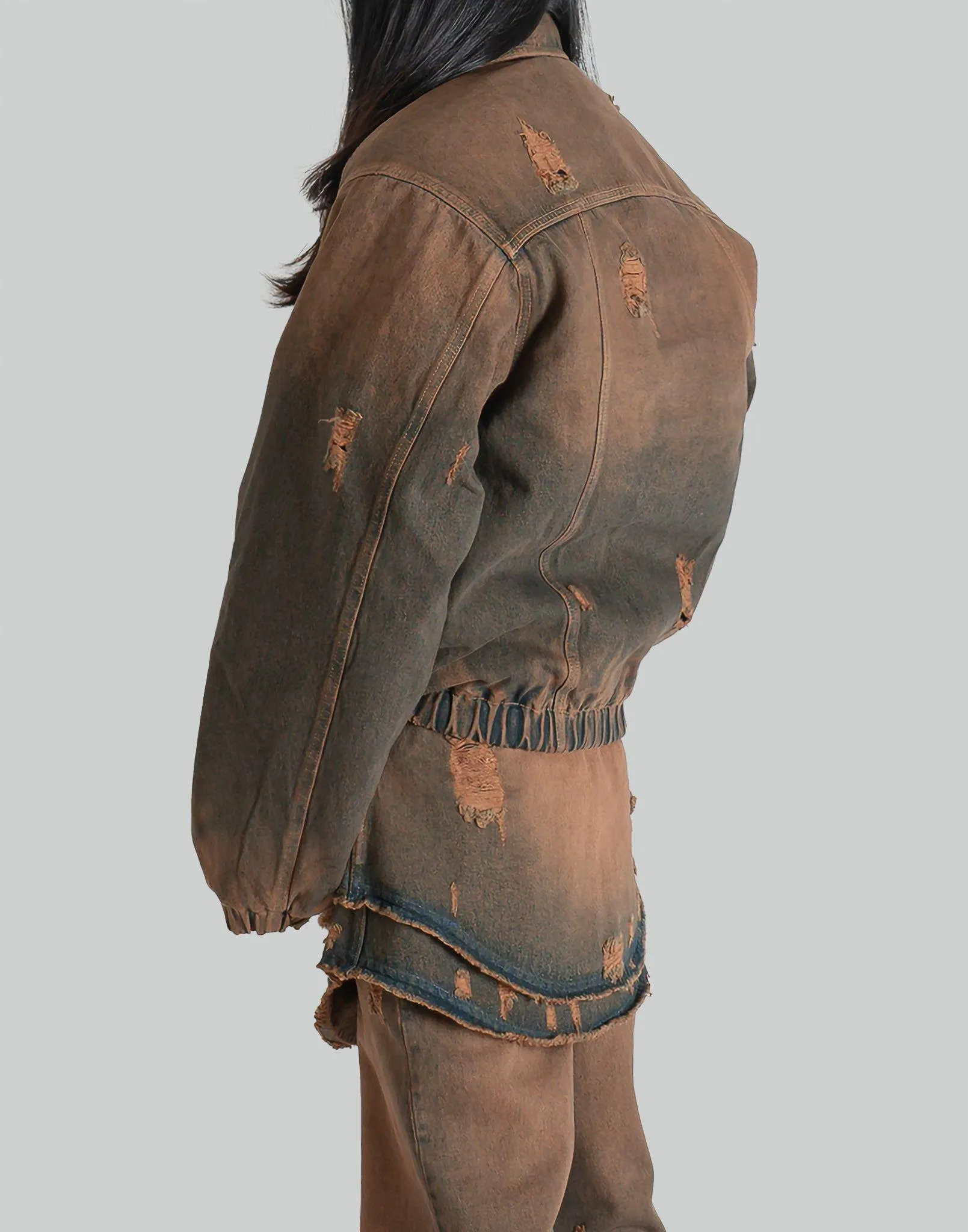DENIM BOMBER