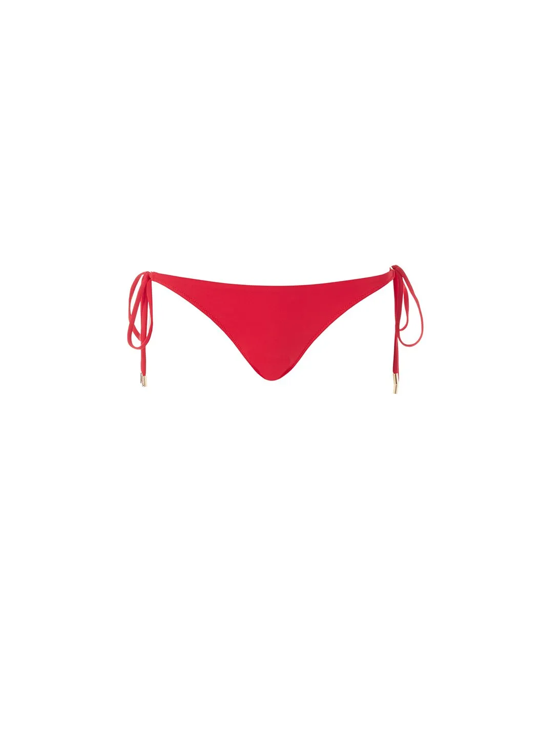 Exclusive Cancun Red Classic Tie Side Bikini Bottom
