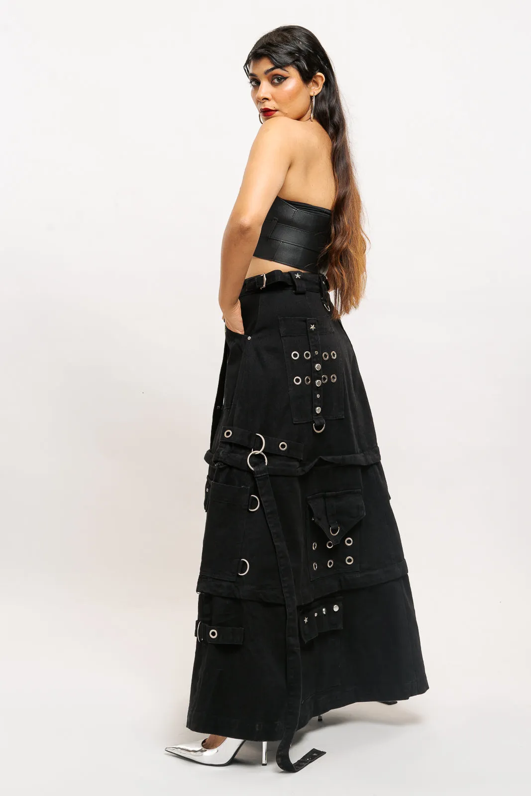 Grunge Heavy Denim Skirt