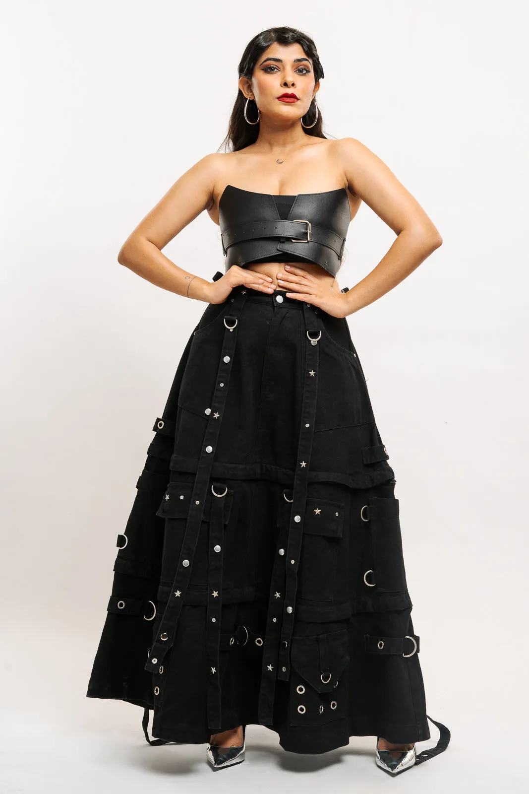 Grunge Heavy Denim Skirt