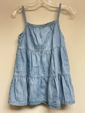 Hanna Andersson Size 8 Denim Cotton Big Girls Blouses & Button Downs