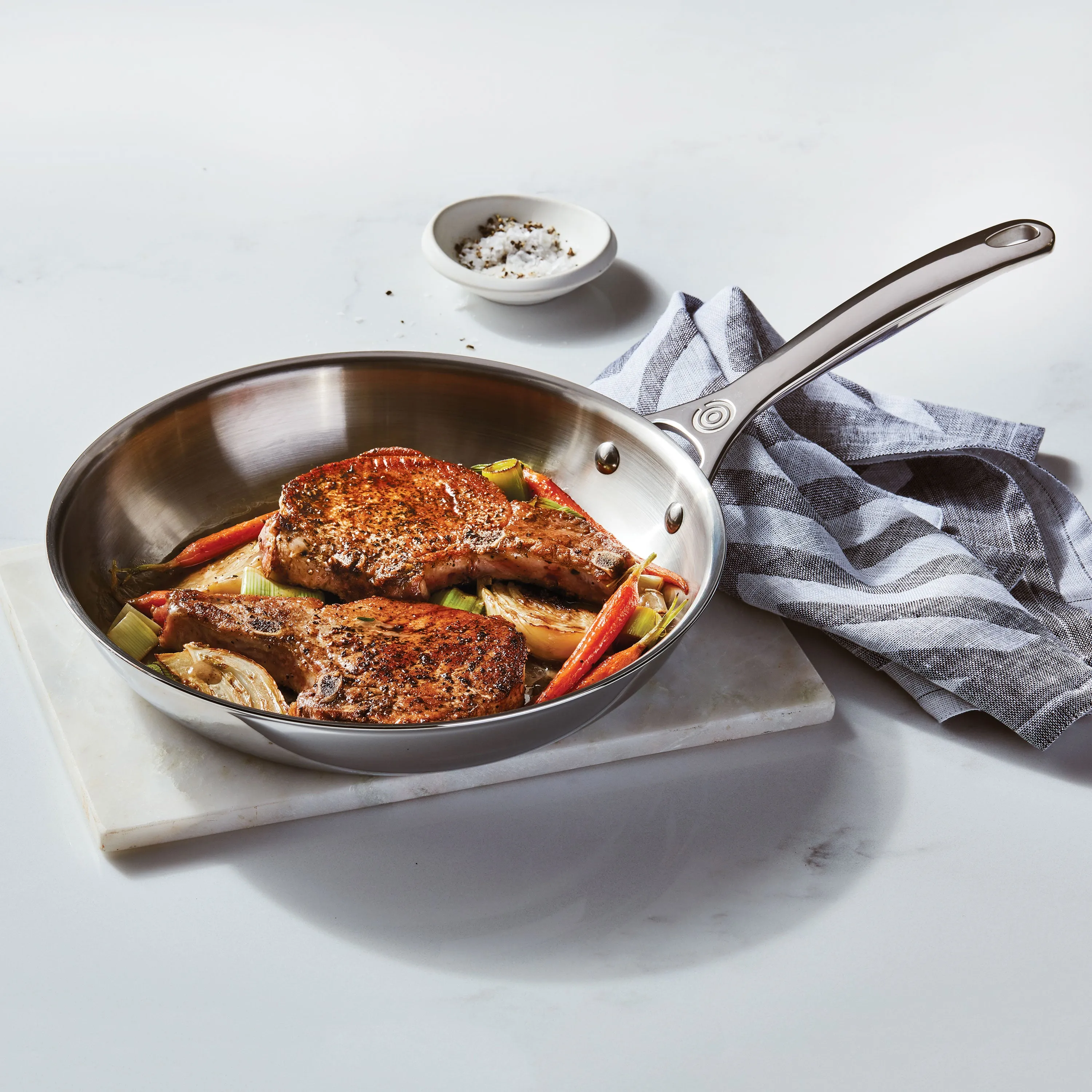 Le Creuset Stainless Steel 8" Skillet