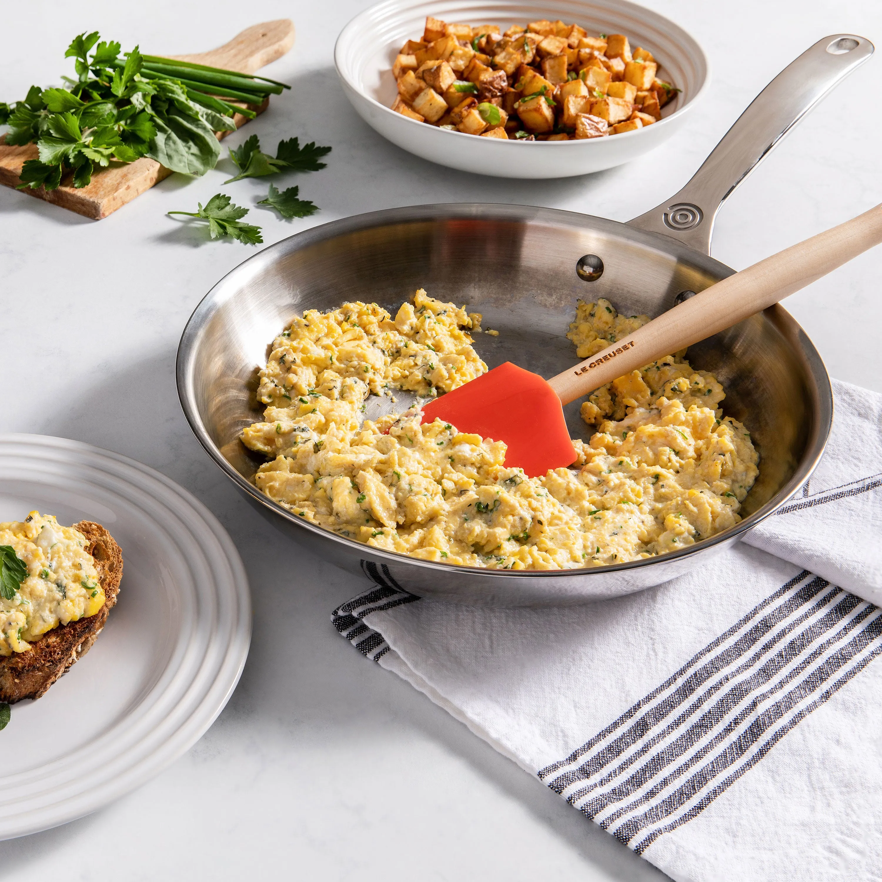 Le Creuset Stainless Steel 8" Skillet