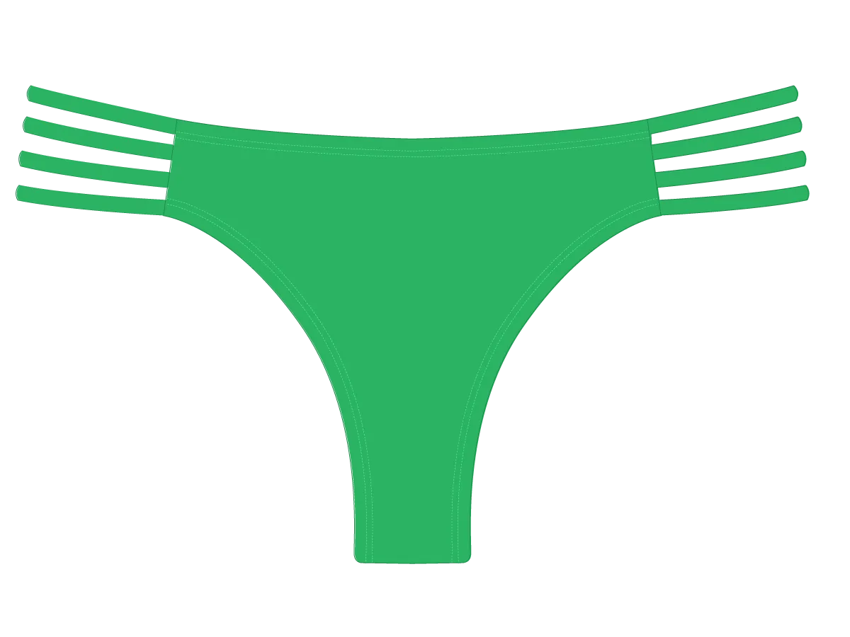 Leaf Green Classic Strap Bottoms