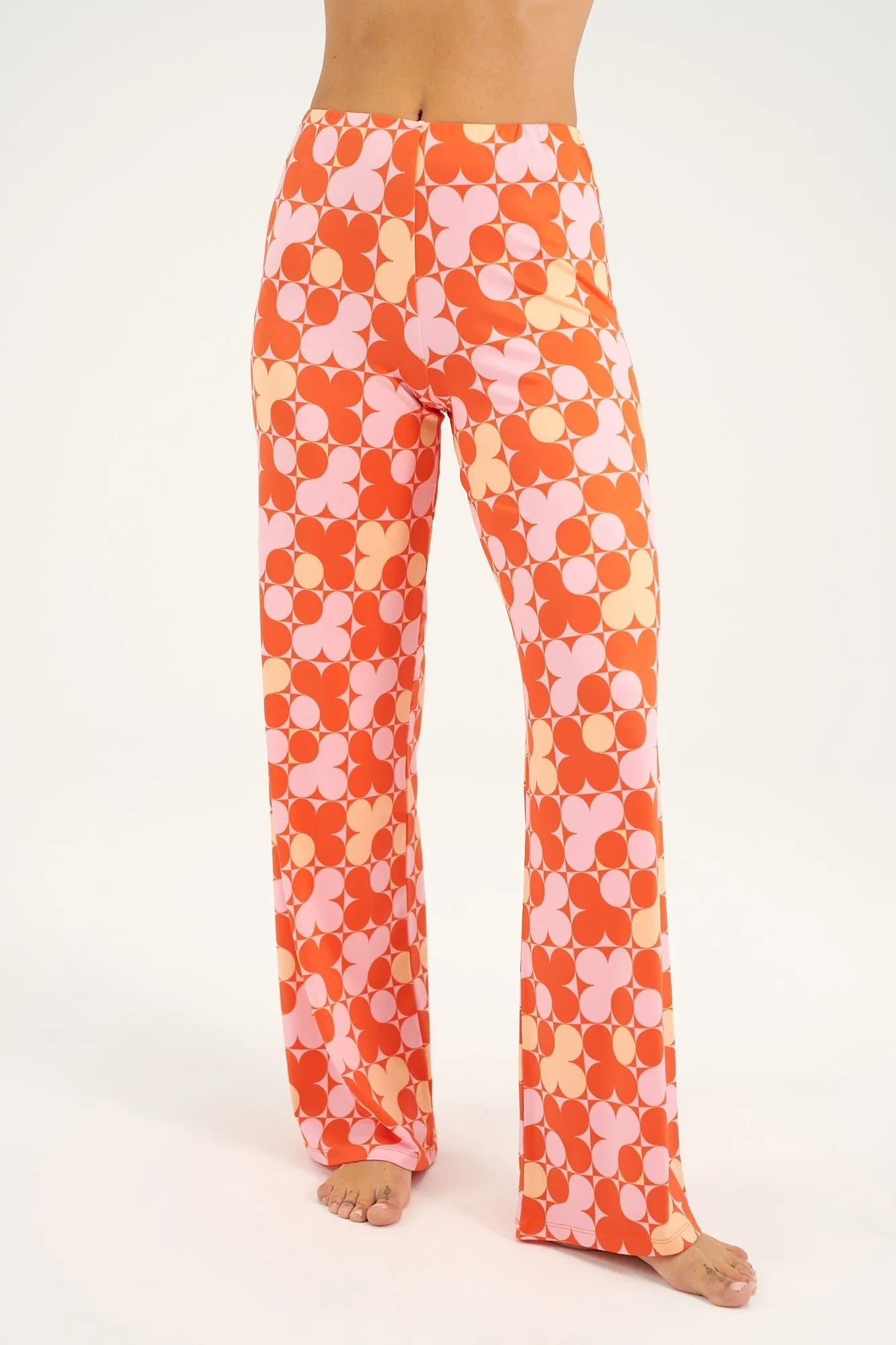Leslie - 60's Dots Pink Orange