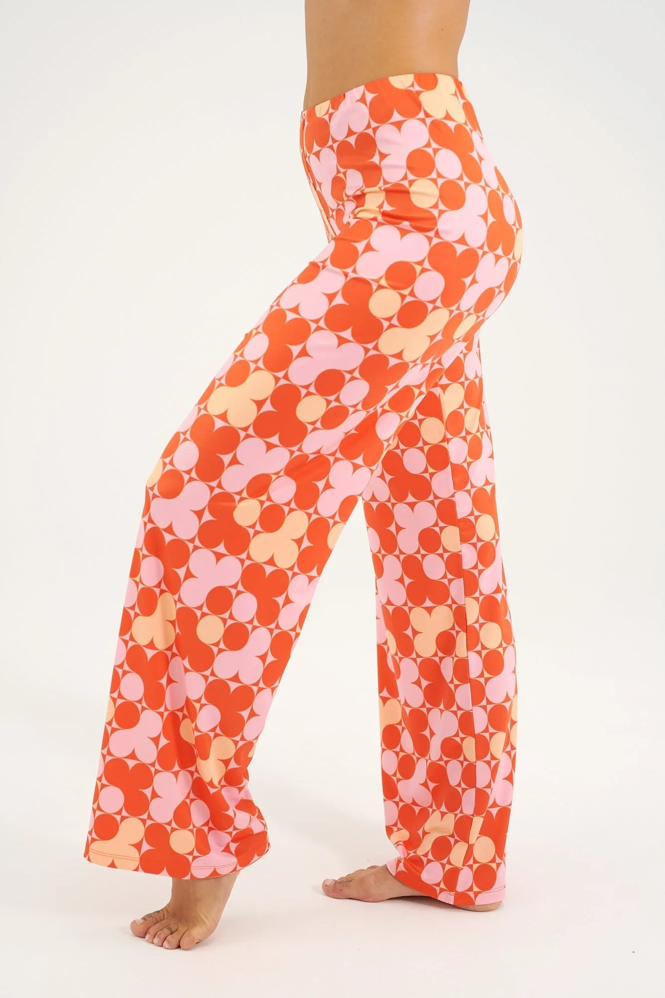 Leslie - 60's Dots Pink Orange