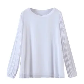 LOOSE WHITE BLOUSE