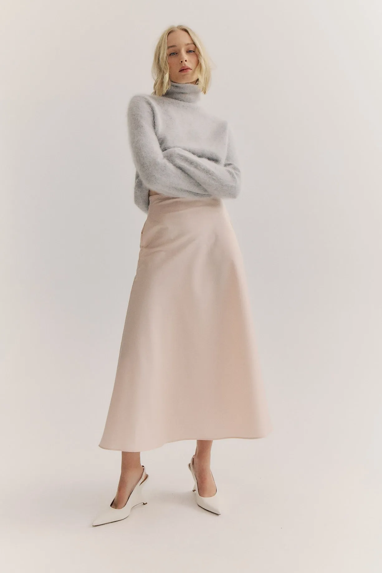 Maya Rollneck - Light Grey