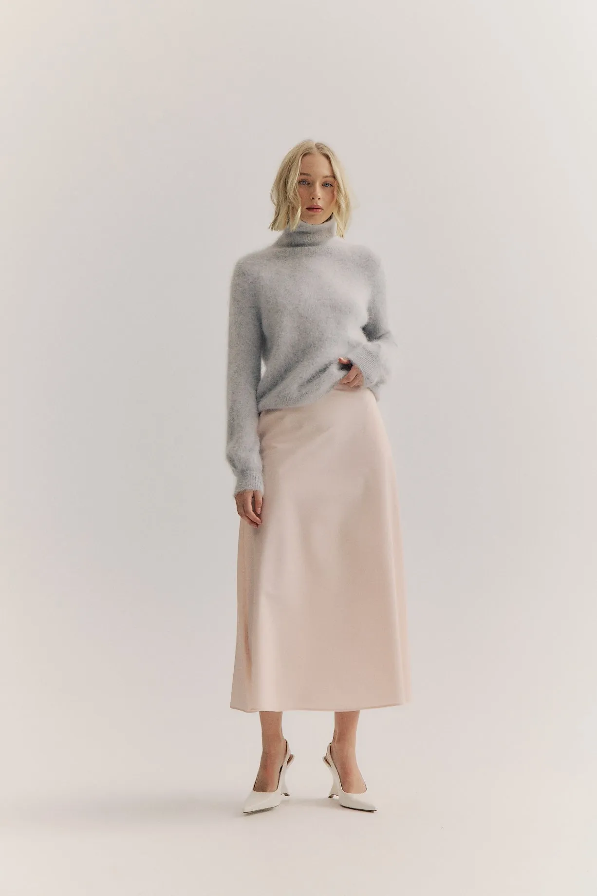 Maya Rollneck - Light Grey