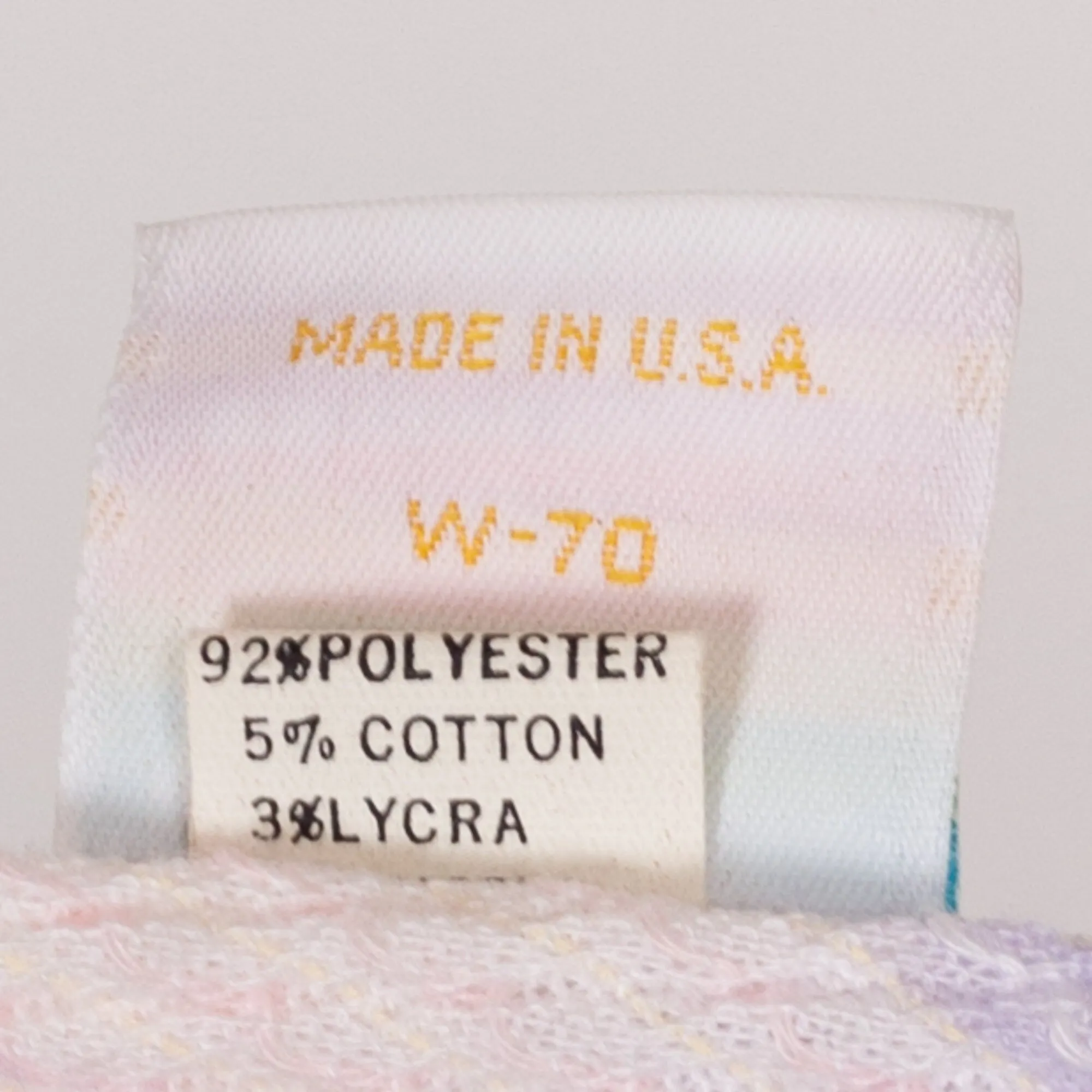 Medium 80s Wrangler Pastel Striped Knit Sleeveless Top