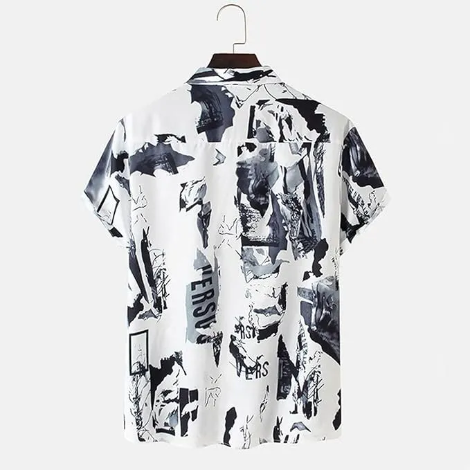 Men Short sleeveTie Dye Printed Shirt S4097266 2XL