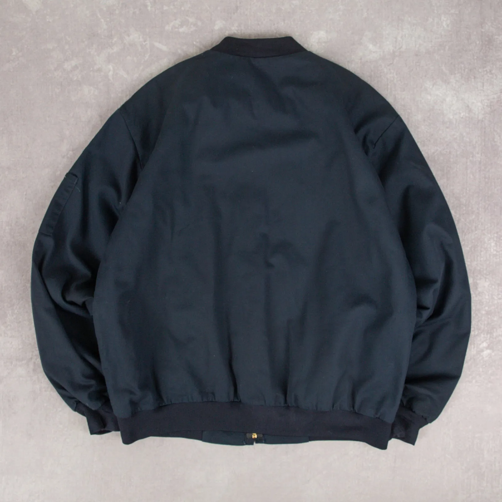MEN'S VINTAGE 1990S FMS WORKWEAR BOMBER JACKET - LARGE