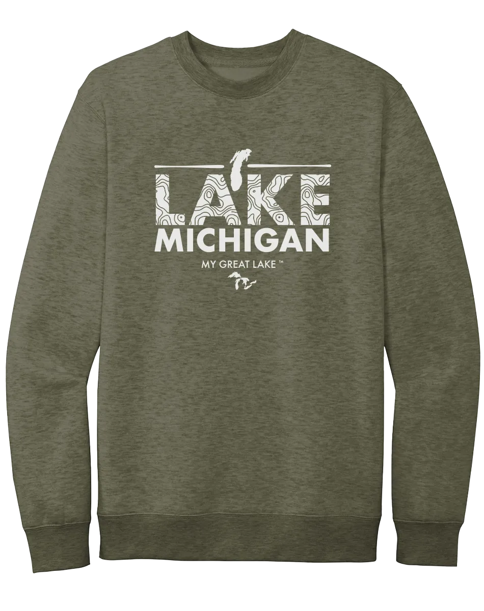 My Great Lake Michigan Crewneck Sweatshirt