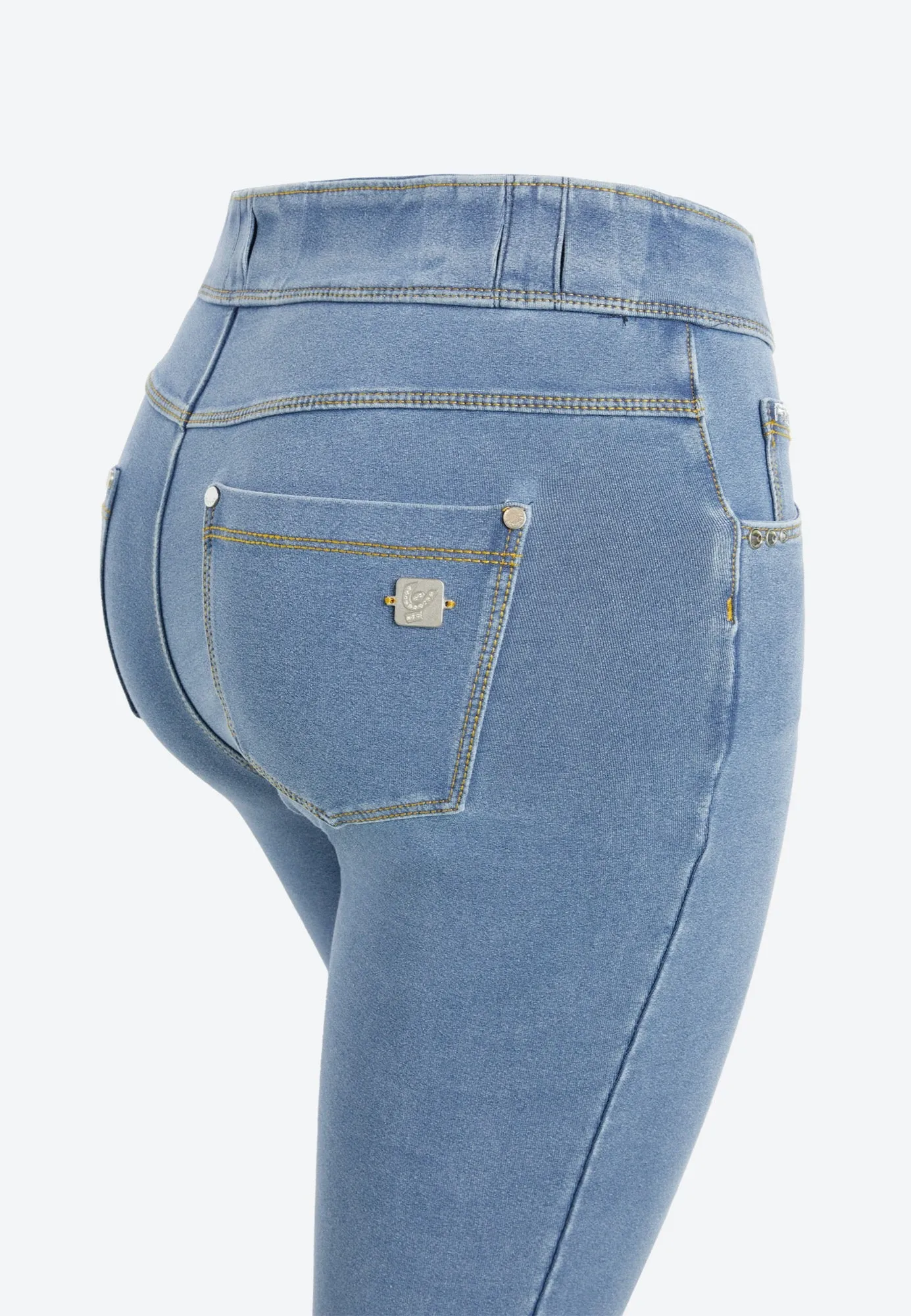 (NOW1MC002ORG-J107B) N.O.W.® PANTS Mid Waist met Knoopsluiting