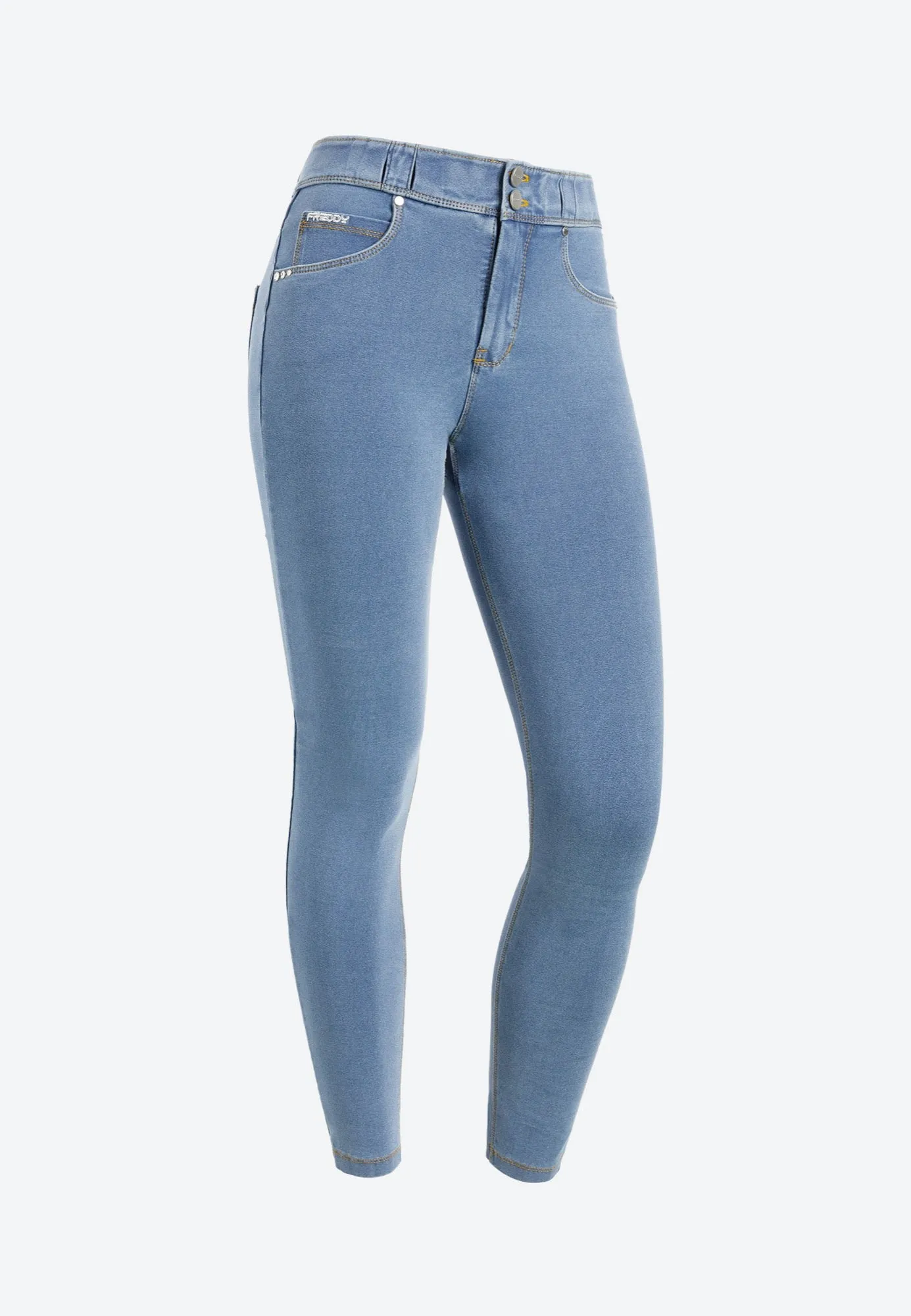 (NOW1MC002ORG-J107B) N.O.W.® PANTS Mid Waist met Knoopsluiting