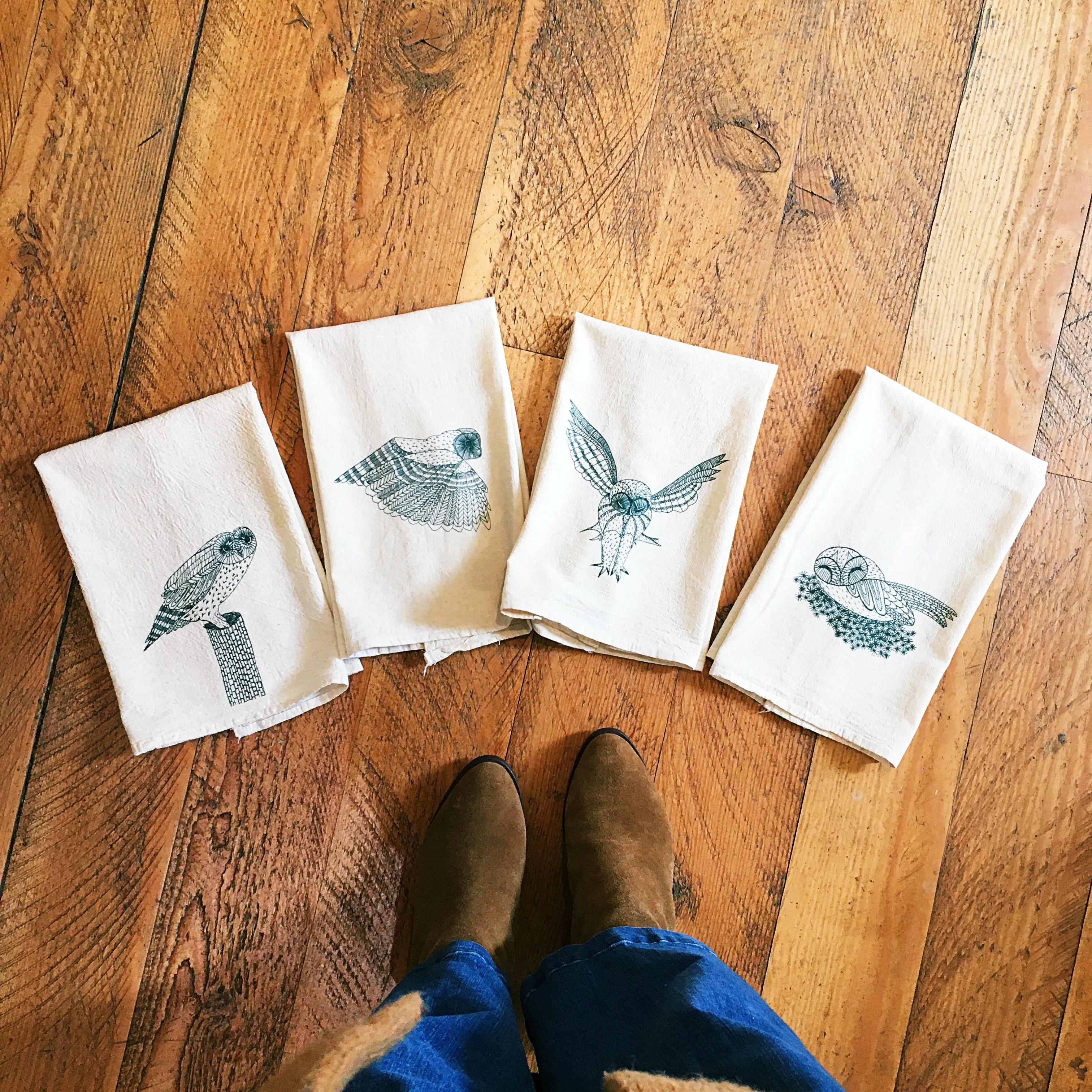OWL Tea Towels