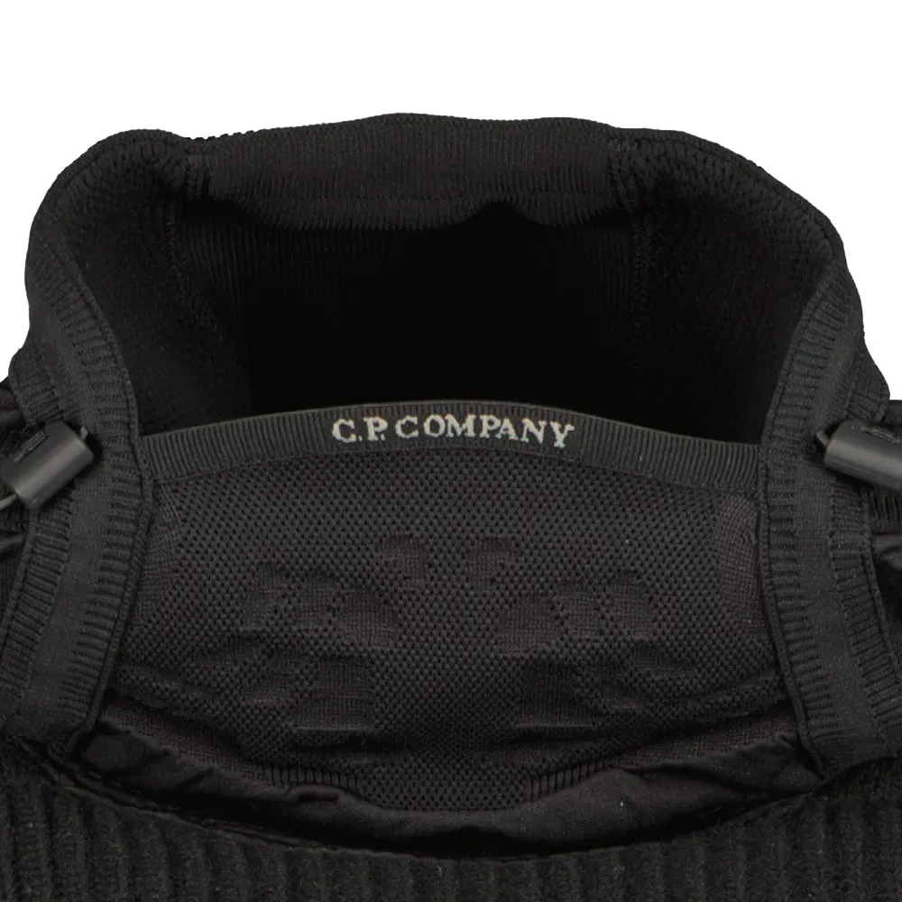 Patch Logo Hooded Knit