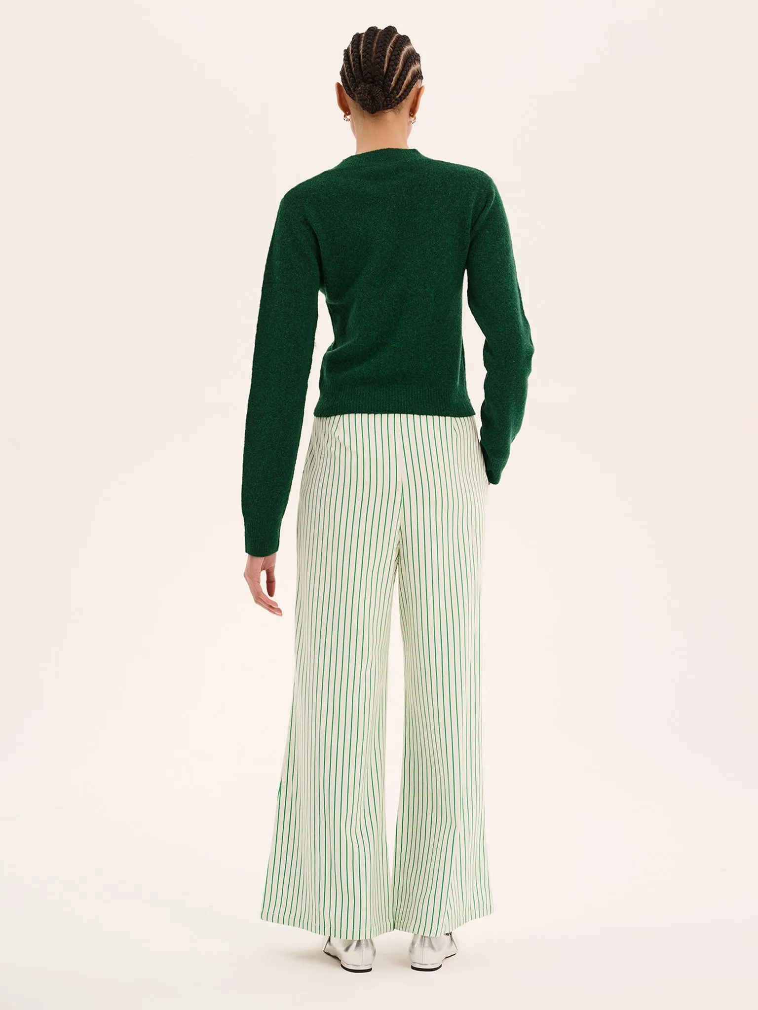 Pia Raspberry Jumper in Green
