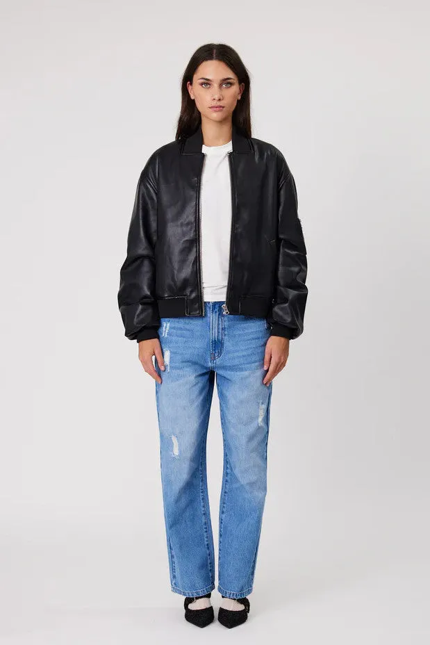 Remain - Presley Bomber Jacket, Black