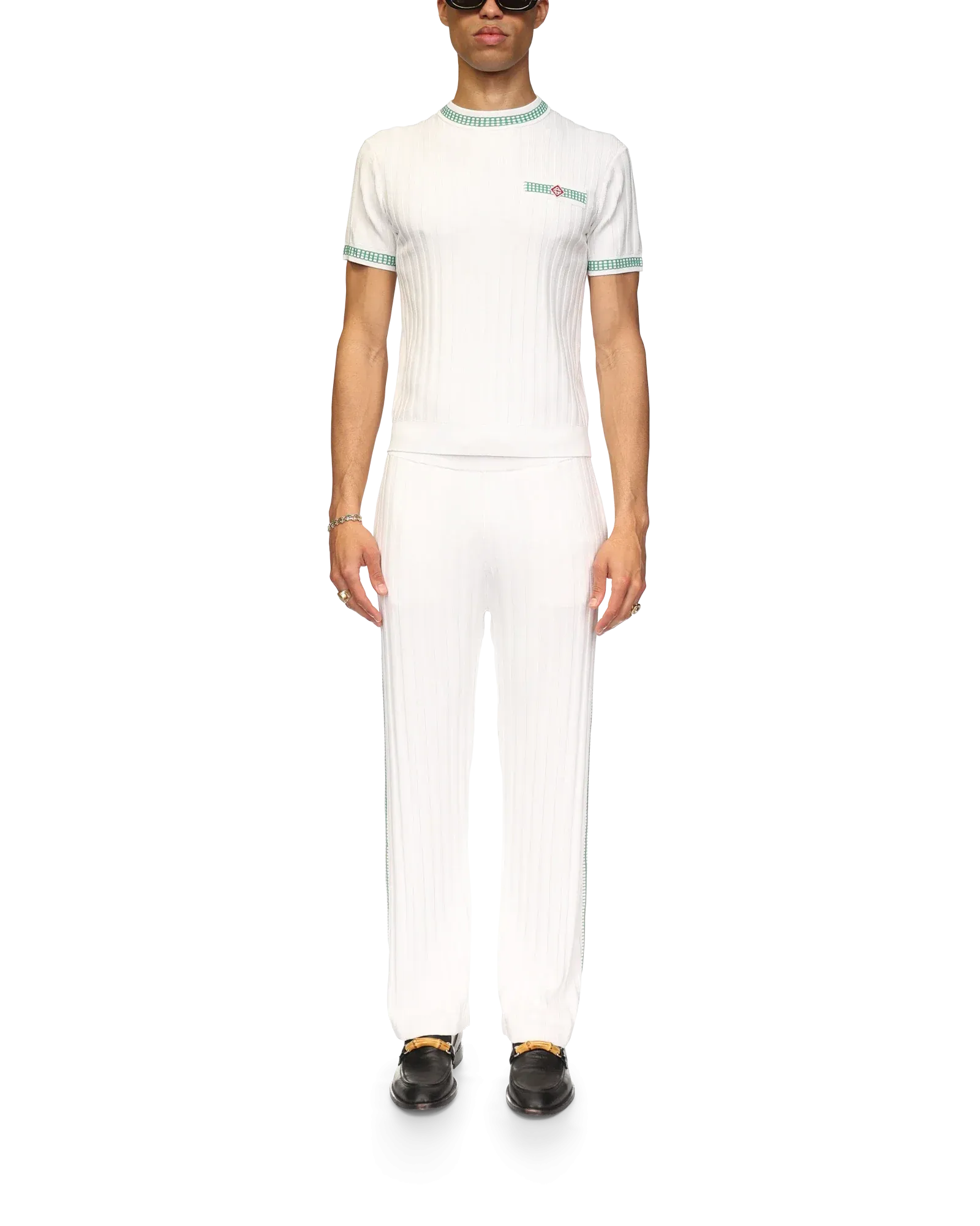 Rib Effect Crew Top