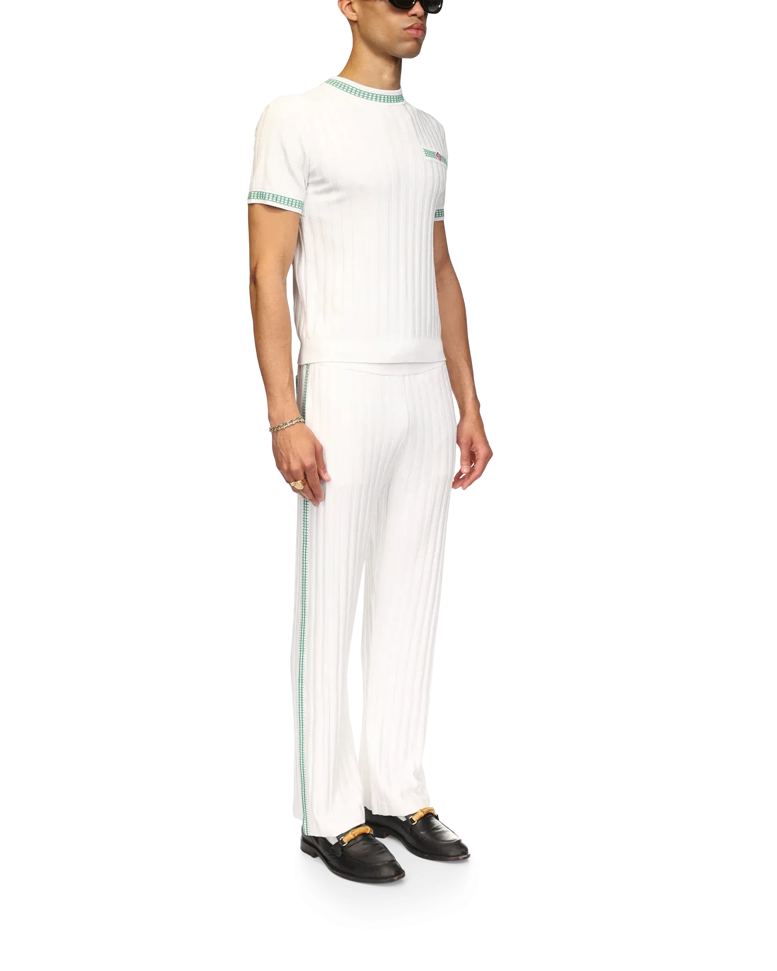 Rib Effect Crew Top